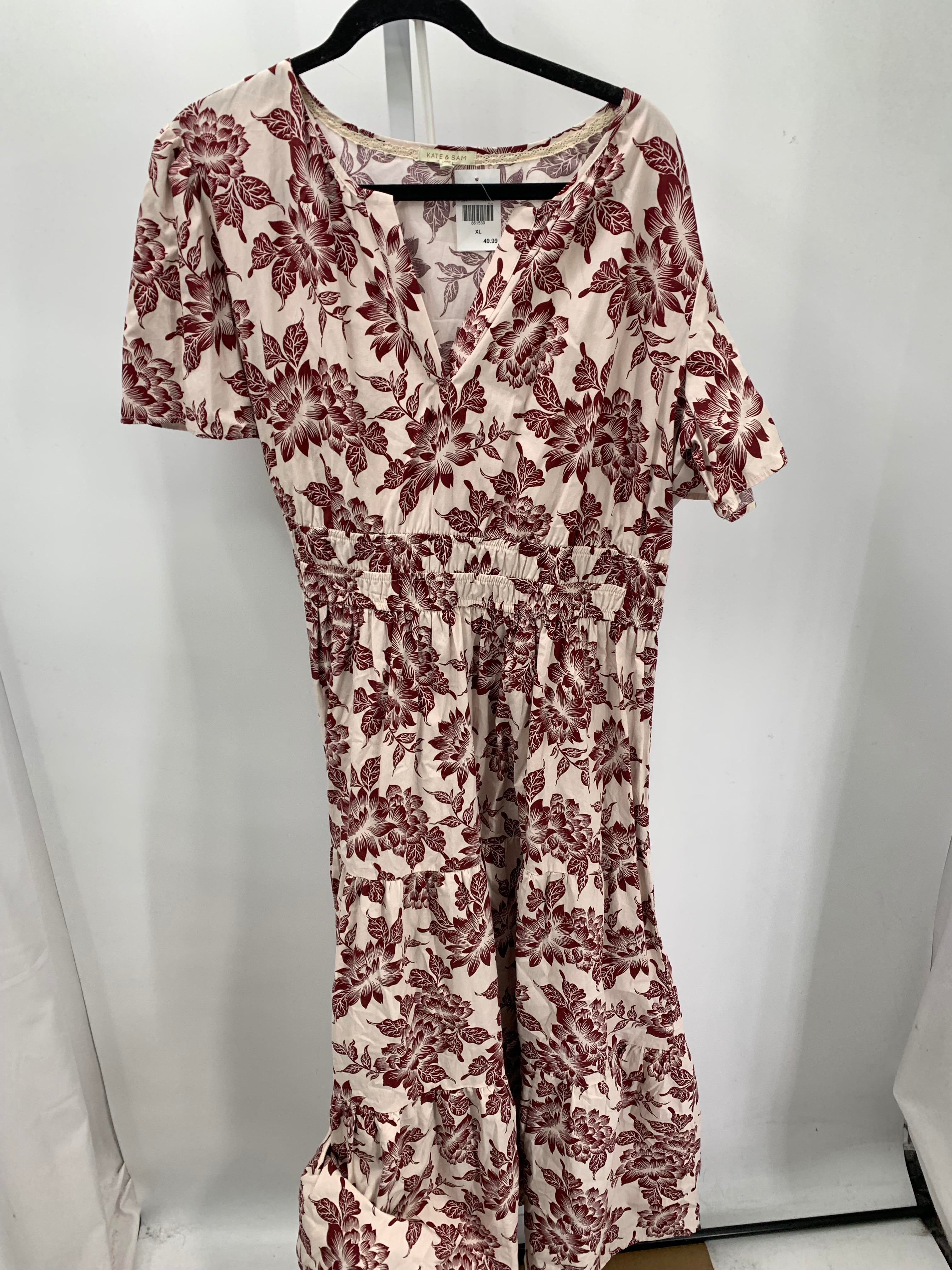 Size Extra Large Misses Short Sleeve Dress