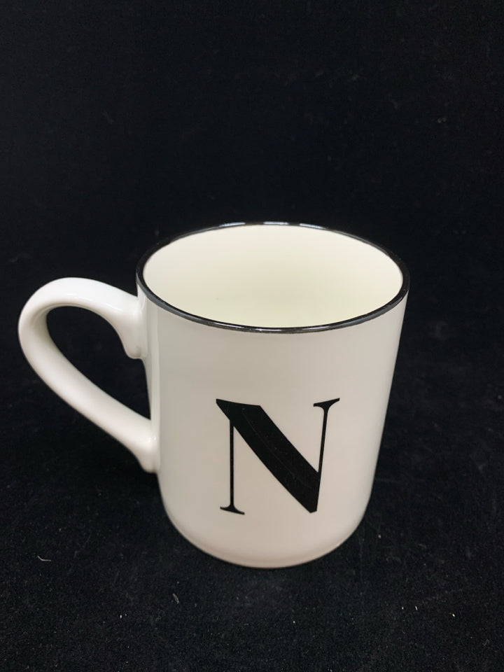 "N" MINIMALIST MUG.