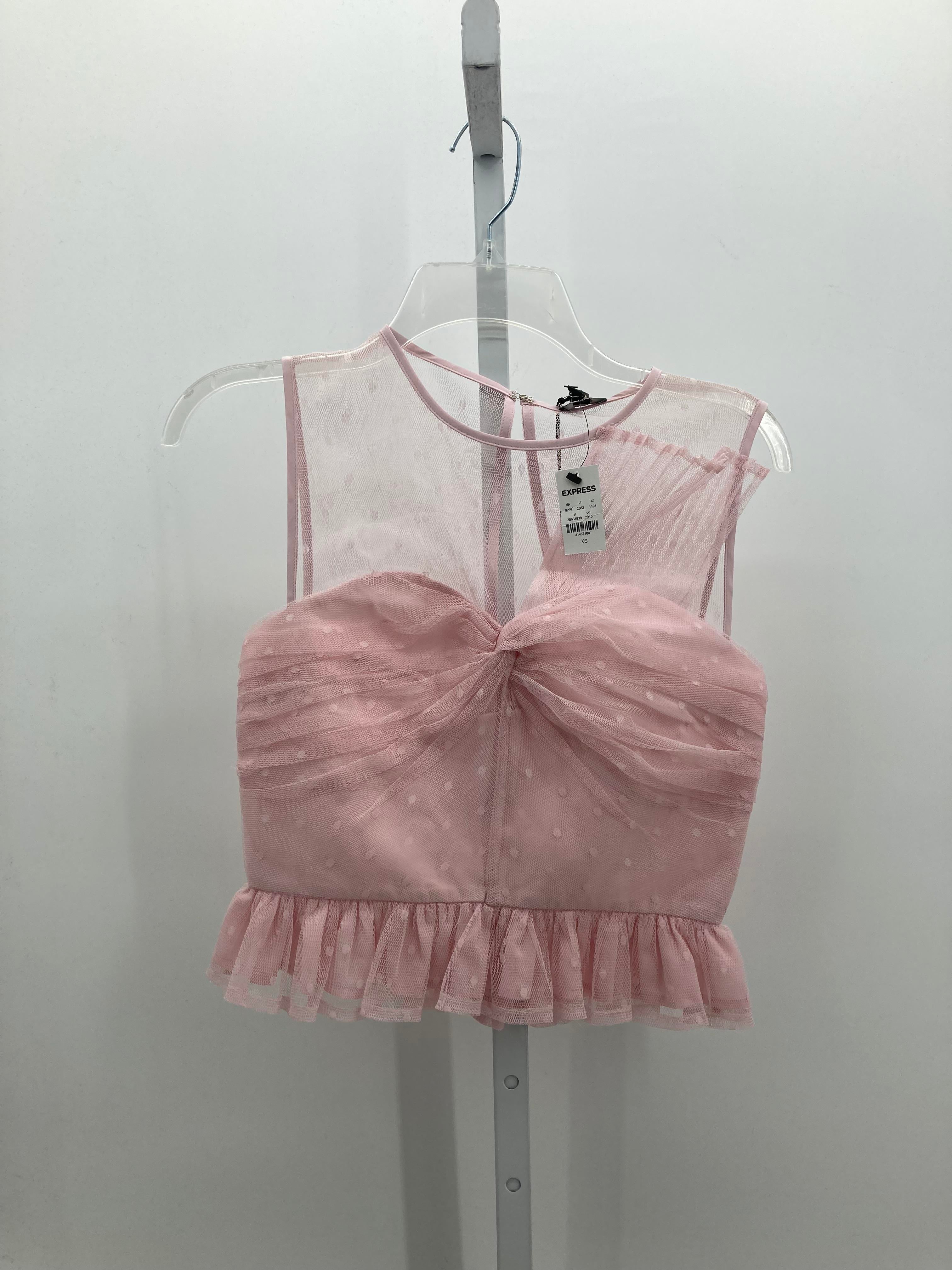 Express Size X Small Misses Sleeveless Shirt