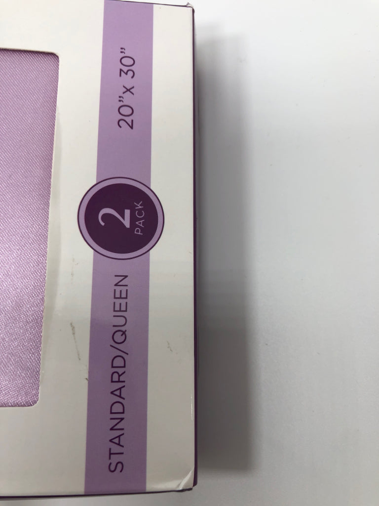 NIP QUEEN SATIN PILLOW CASES.
