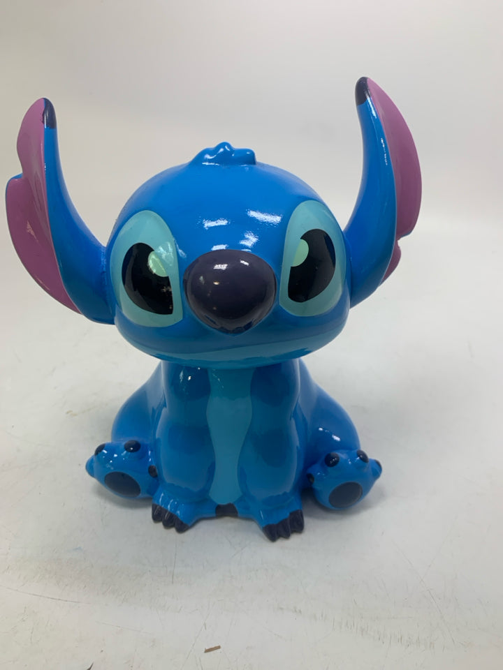 STITCH EARS UP CERAMIC FIGURE COIN PIGGY BANK.