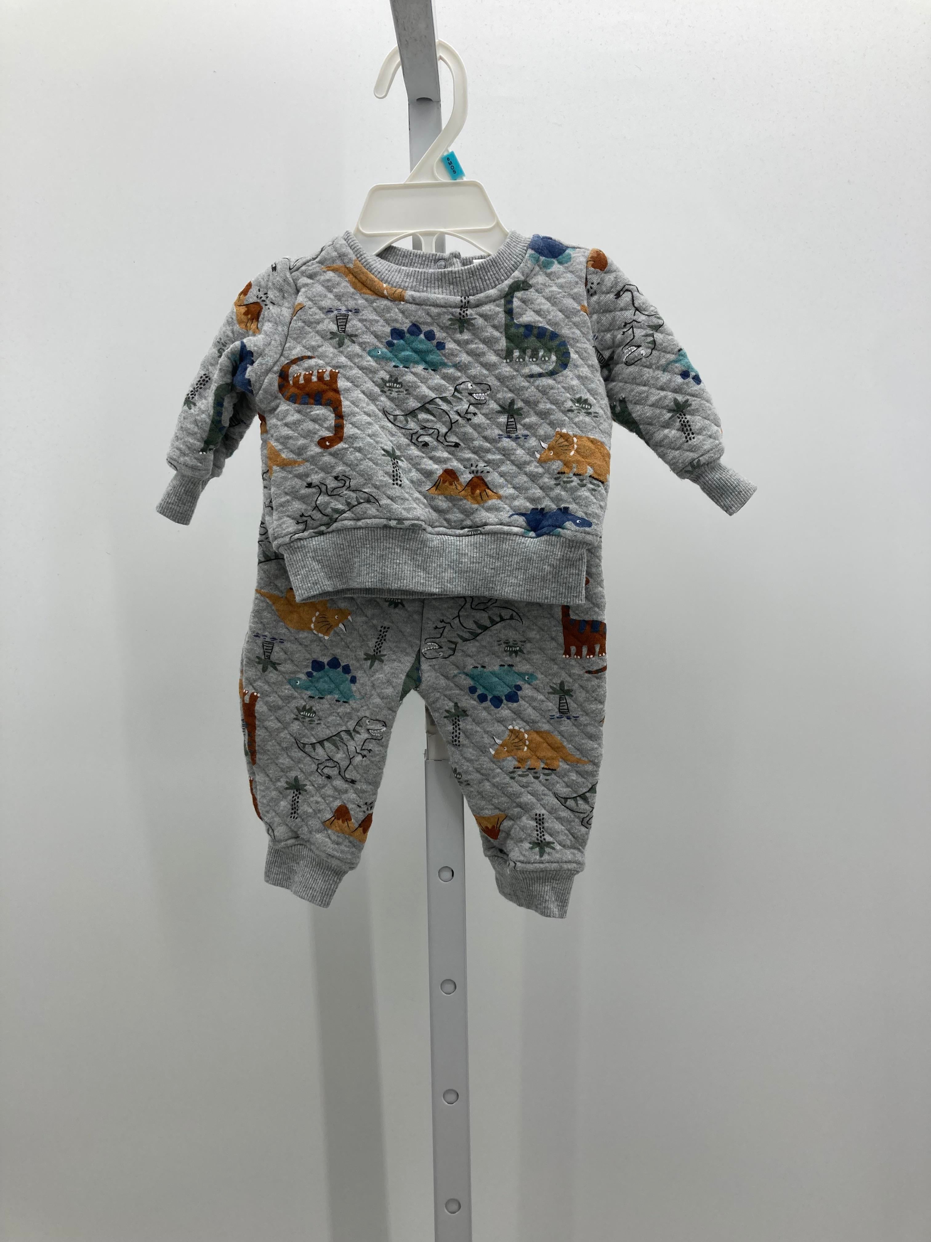 QUILTED DINOS SHIRT AND PANTS