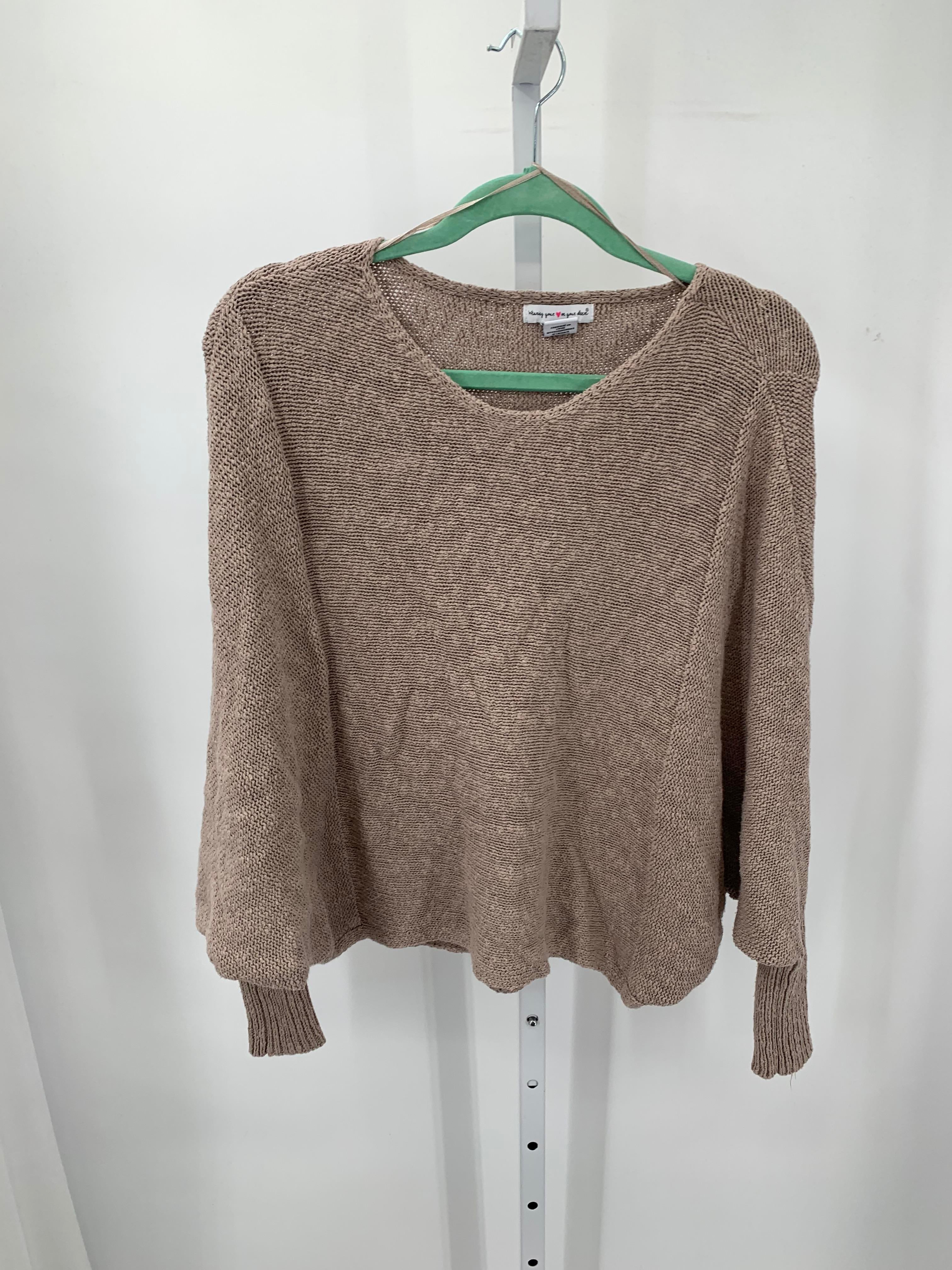 wearing your heart Size Medium Misses Long Slv Sweater