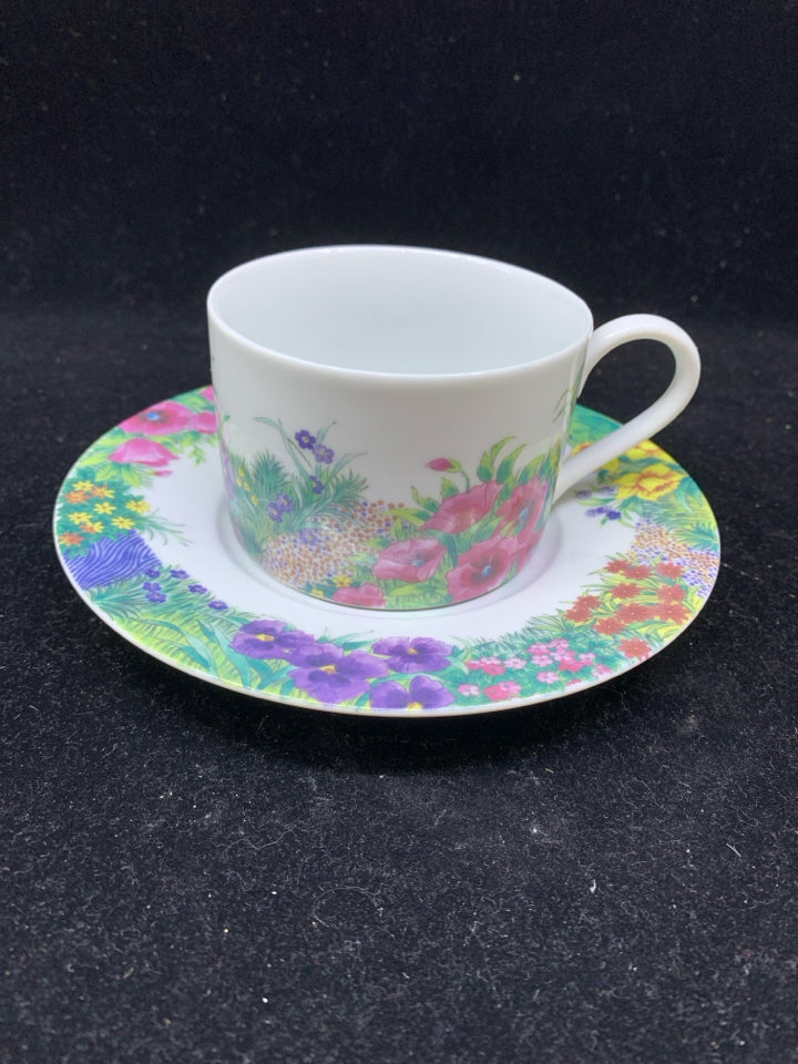 SECRET GARDEN TEACUP AND SAUCER.