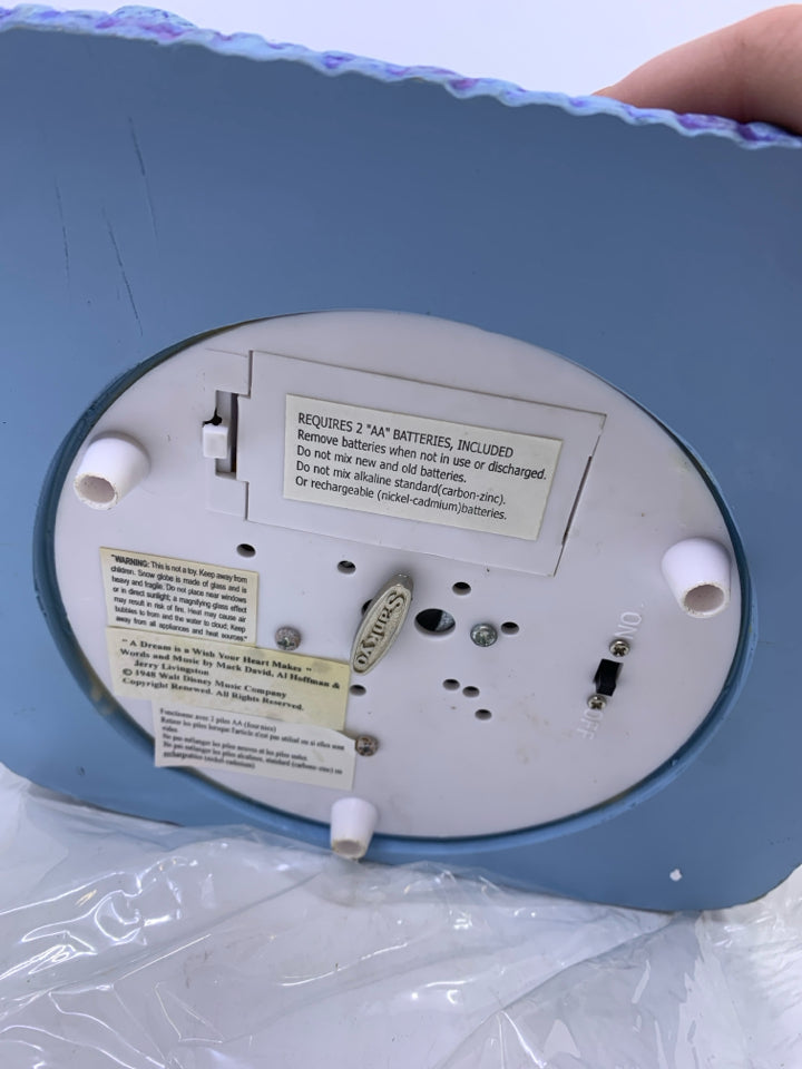 CINDERELLA'S MAGIC GOWN WATERGLOBE- IN BOX.