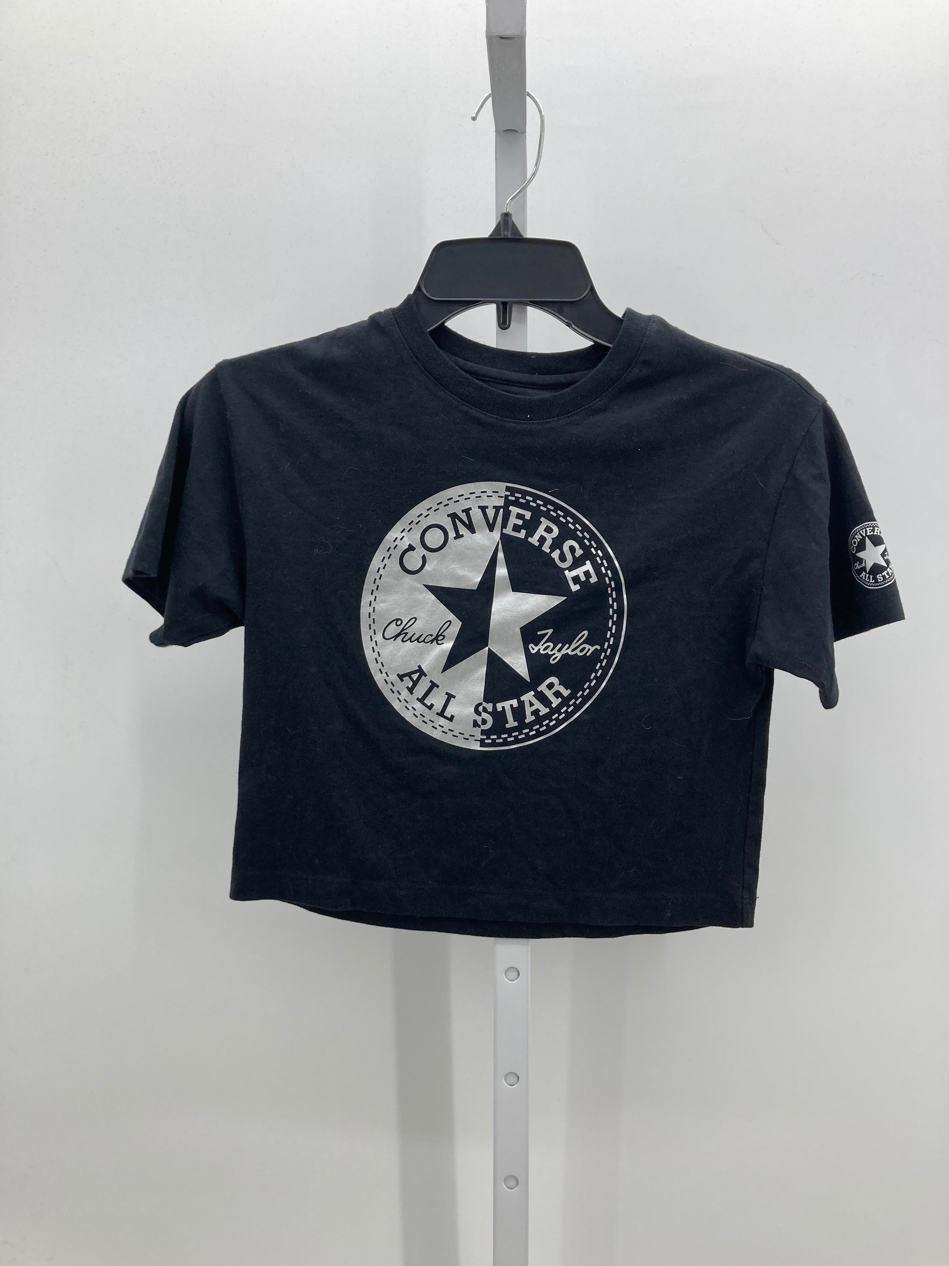 Converse Size 8-10 Girls Short Sleeve Shirt