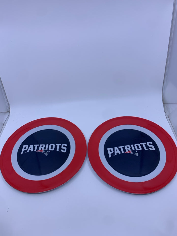 2 MELAMINE PATRIOTS SERVERs.