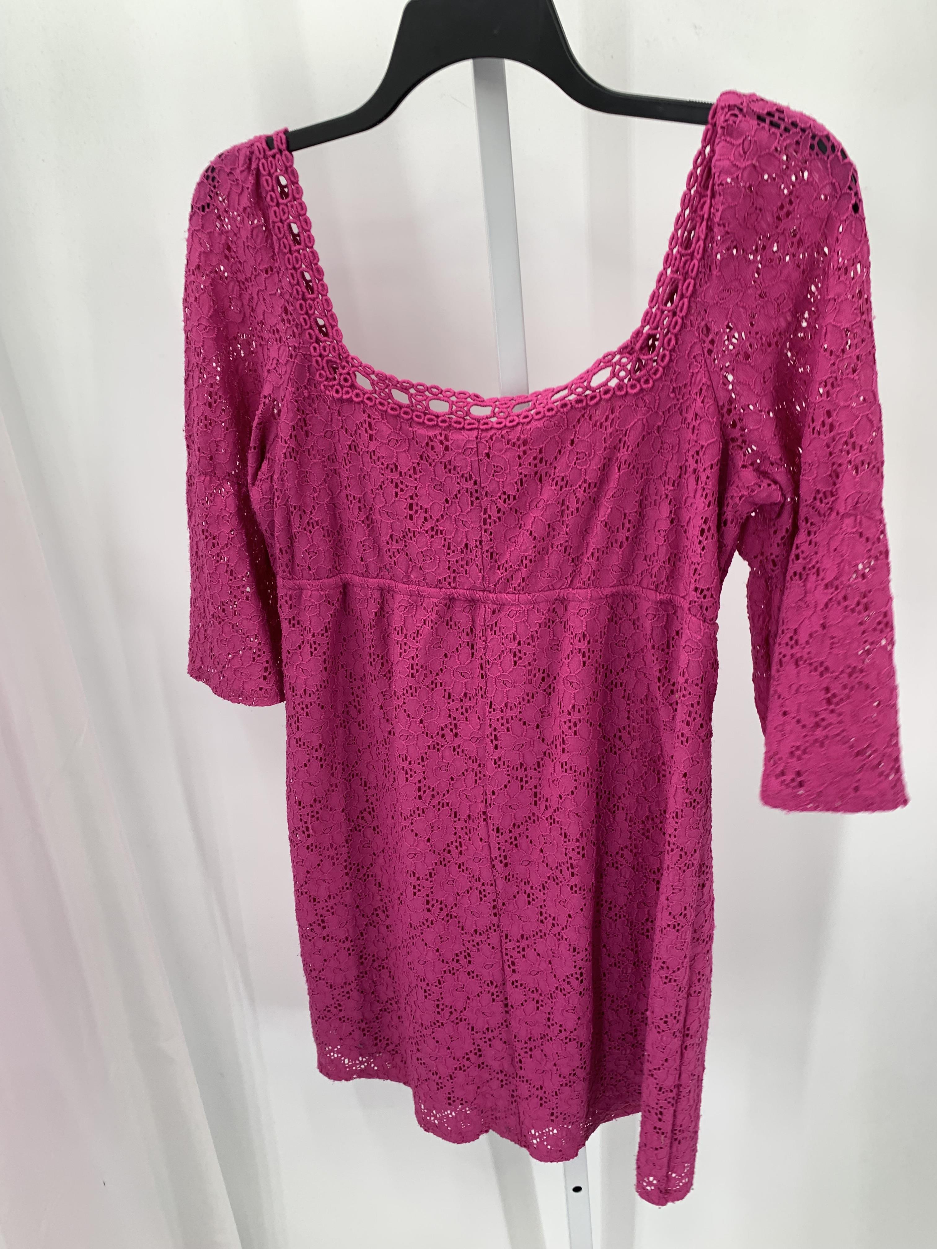 Laundry Size Large Misses 3/4 Sleeve Dress