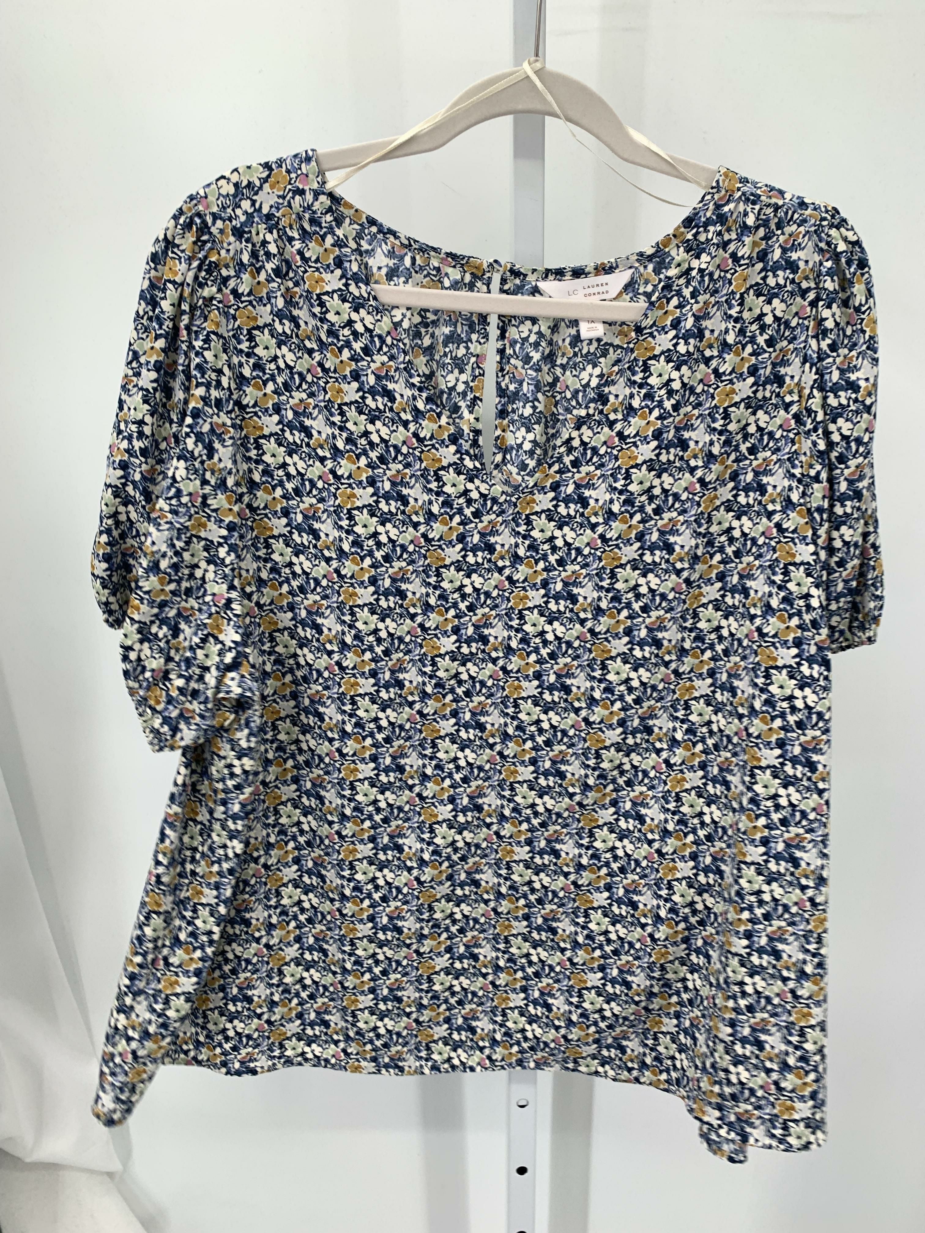 Lauren Conrad Size 1X Womens Short Sleeve Shirt