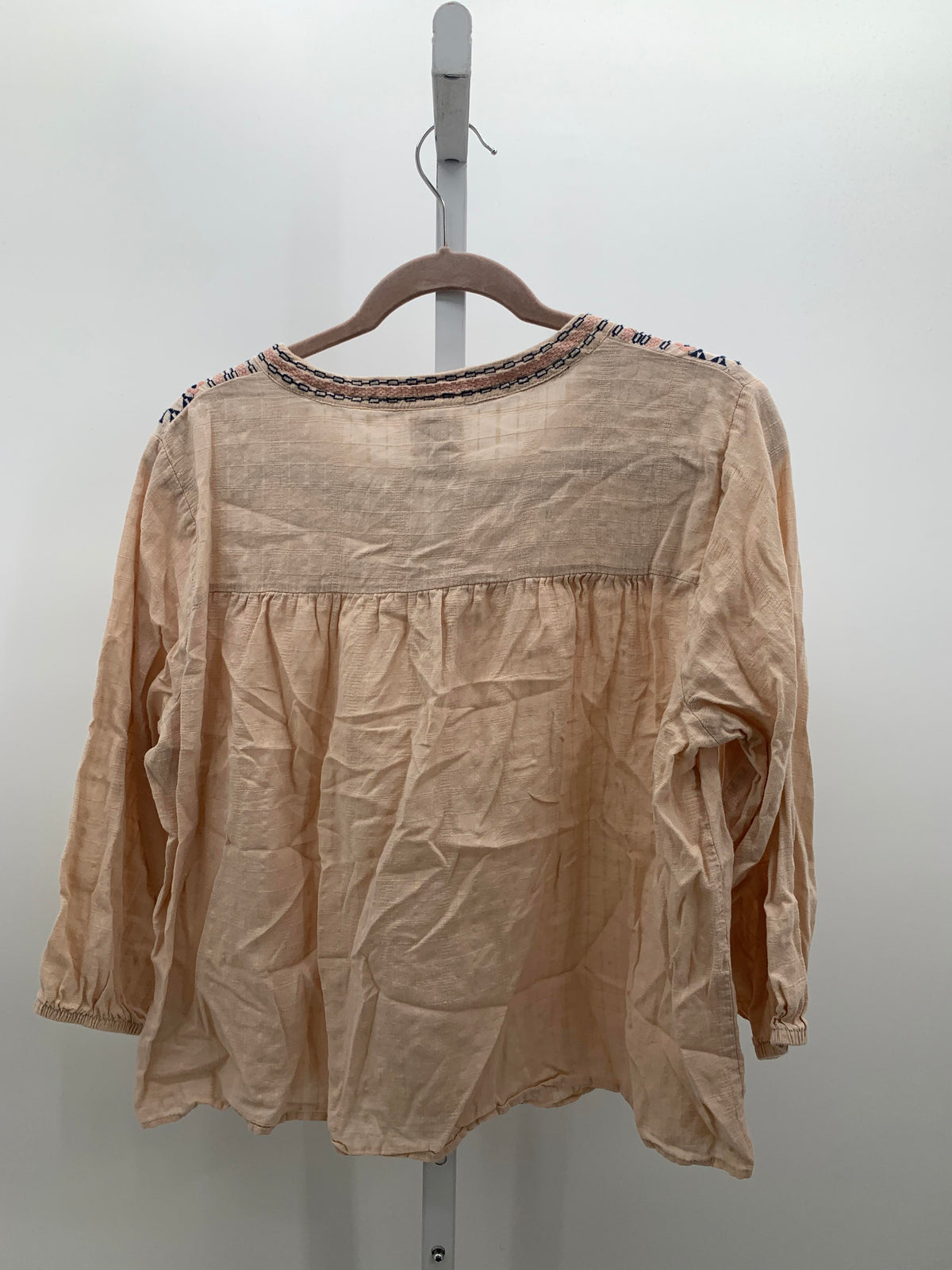 Knox Rose Size Large Misses 3/4 Sleeve Shirt