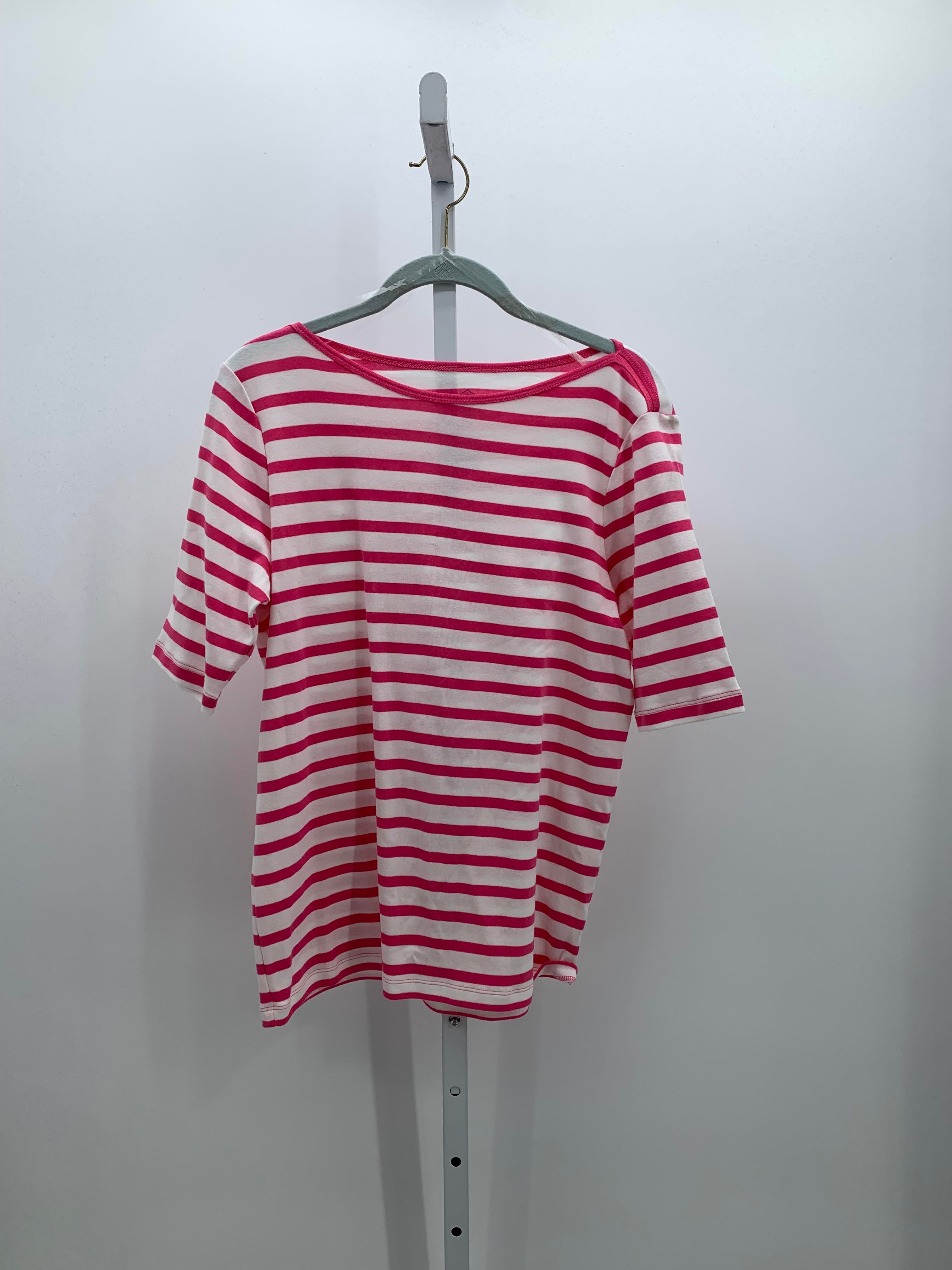 St. Johns Bay Size Large Petite Petite Short Sleeve Shirt