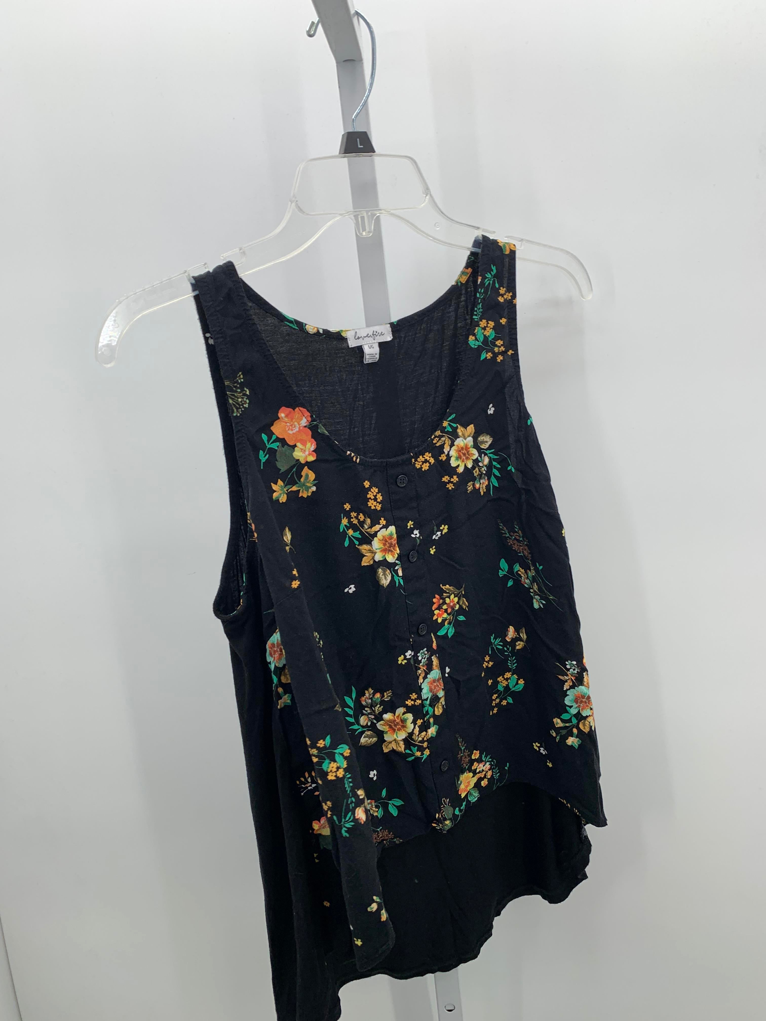 Love Fire Size Large Juniors Tank