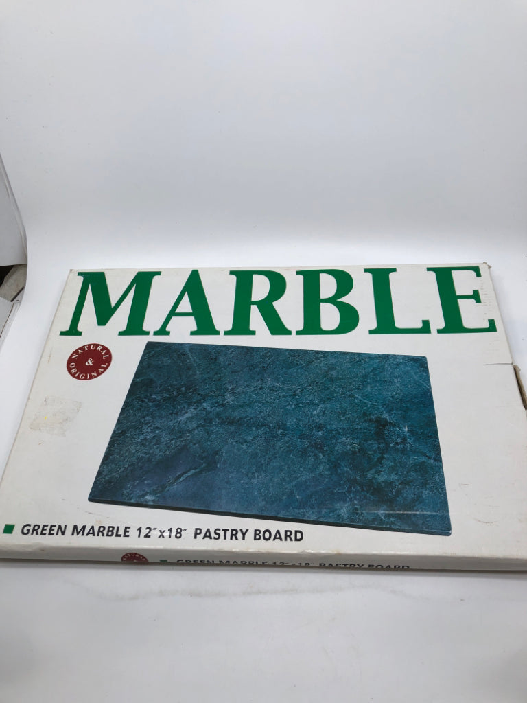 GREEN MARBLE PASTRY BOARD.