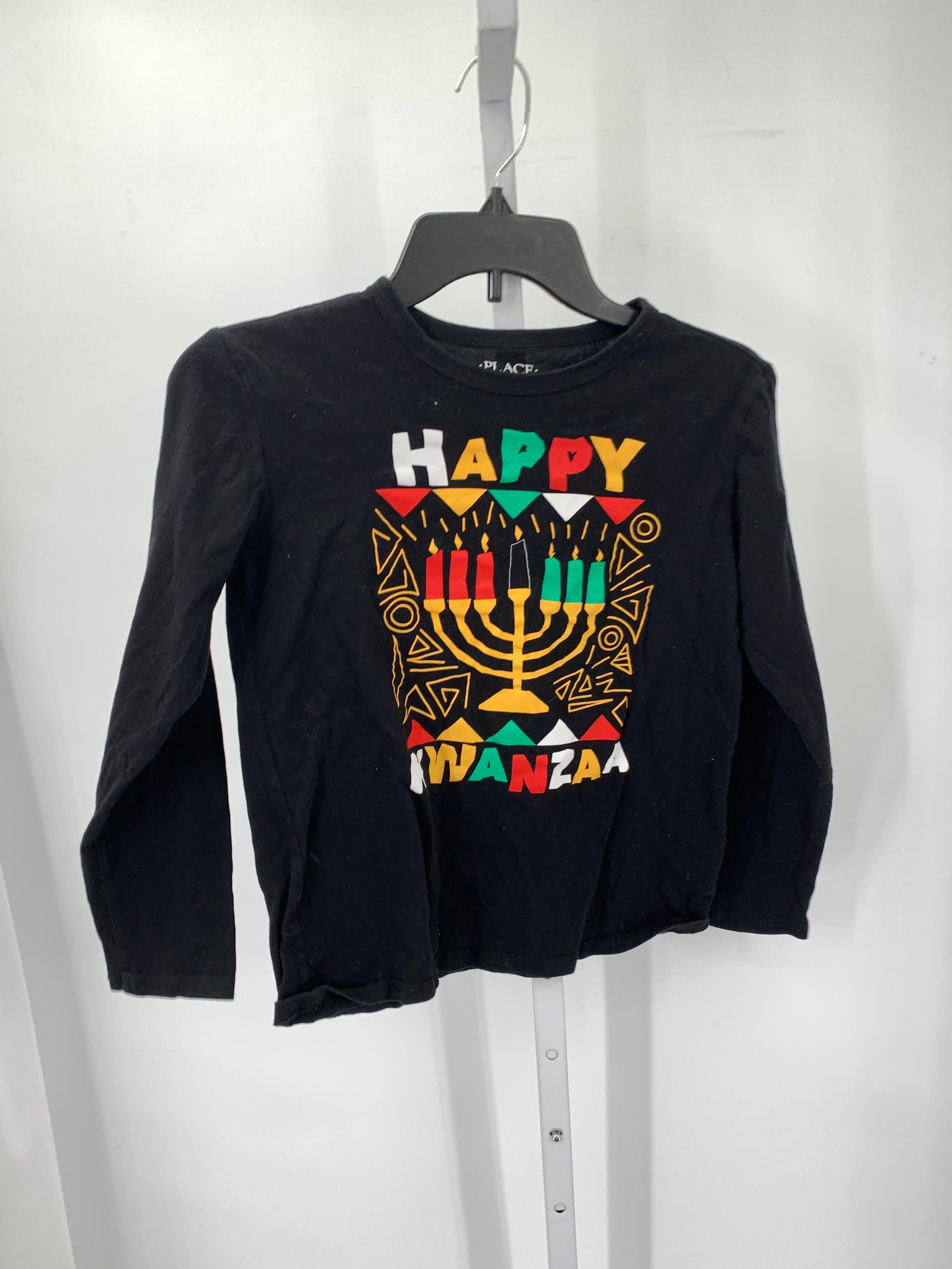 LONG SLV SHIRT HAPPY KWANZAA