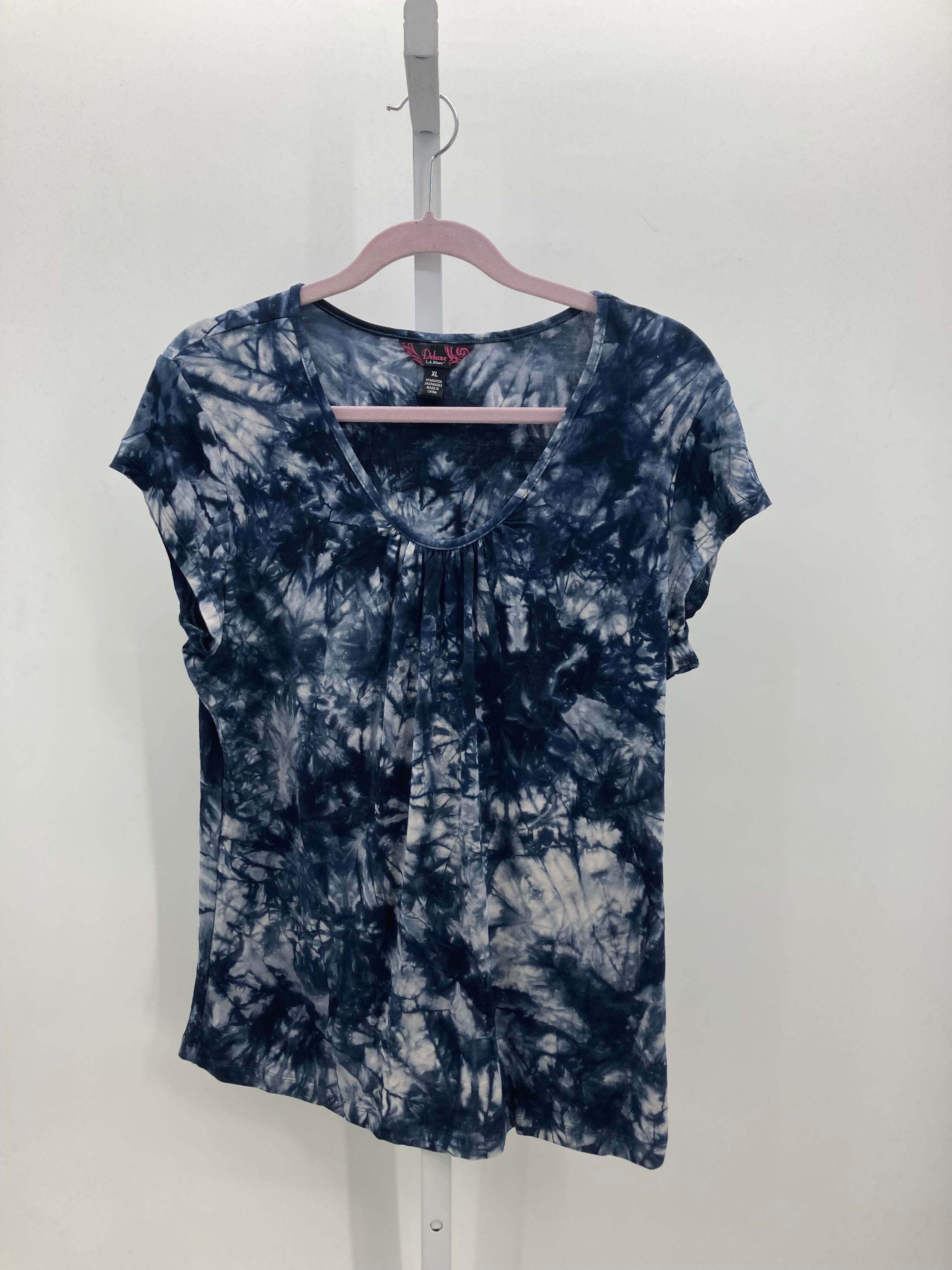 Deluxe Size Extra Large Misses Short Sleeve Shirt