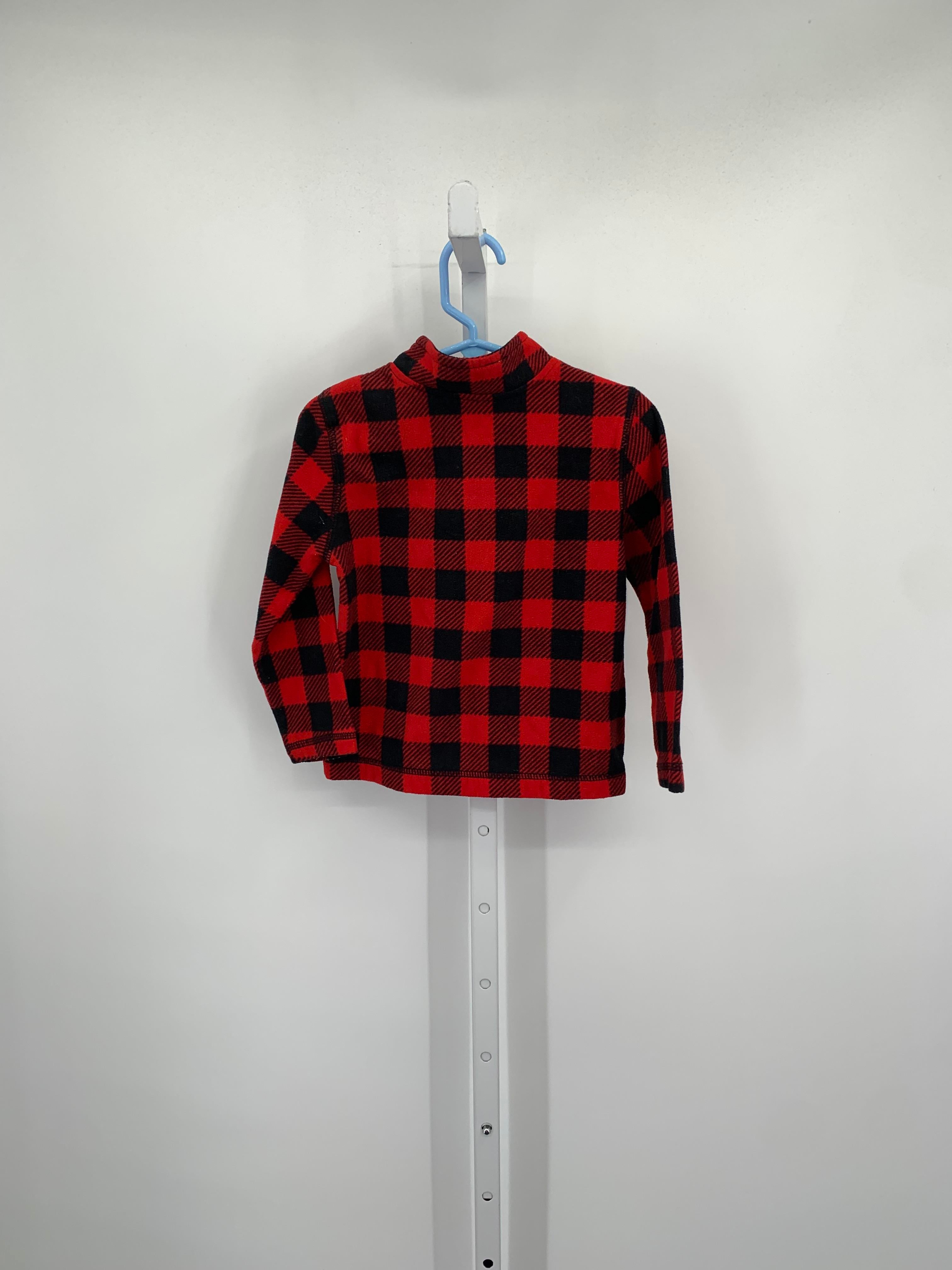 BLACK CHECKERED FLEECE