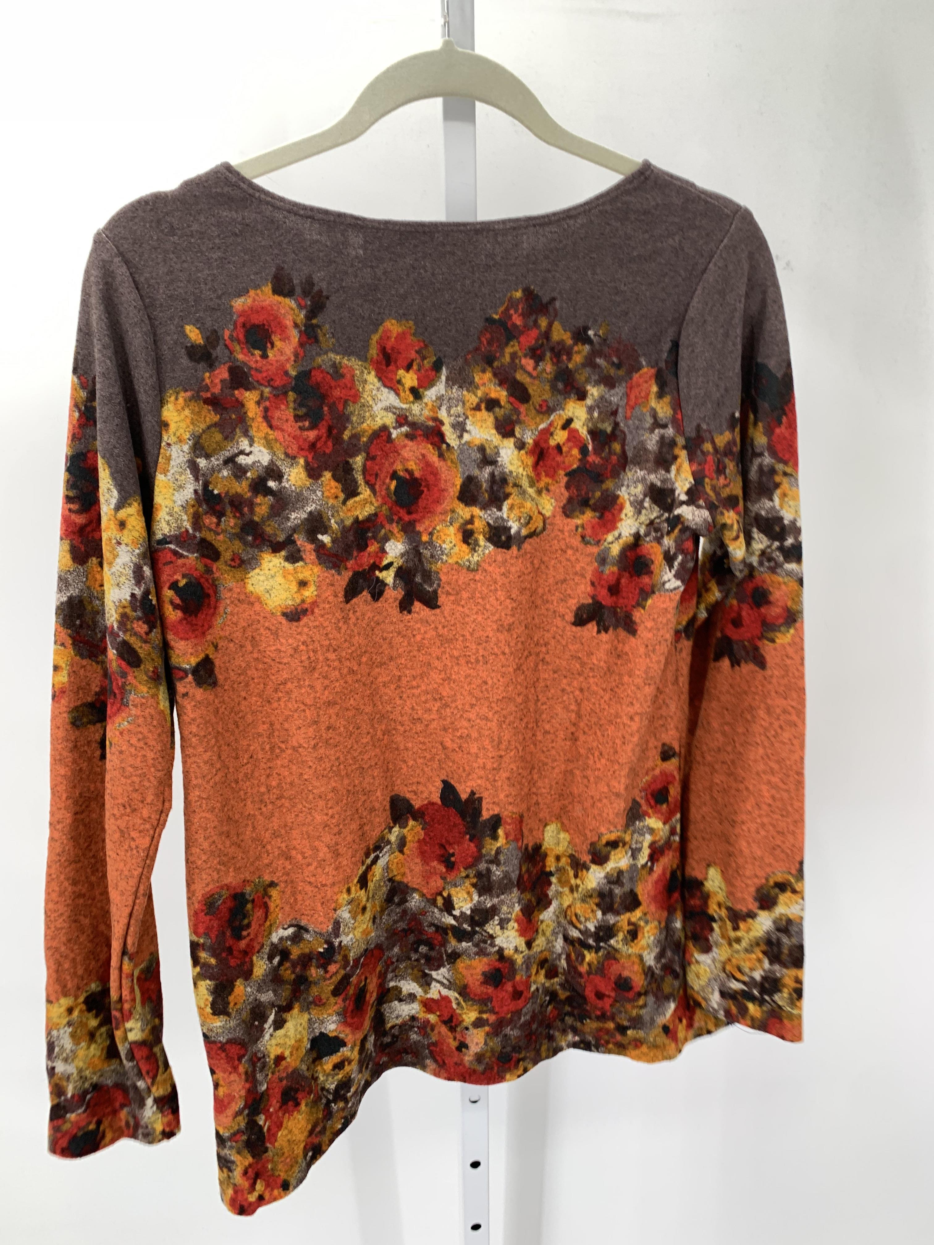 Simonton Says Size Small Misses Long Sleeve Shirt