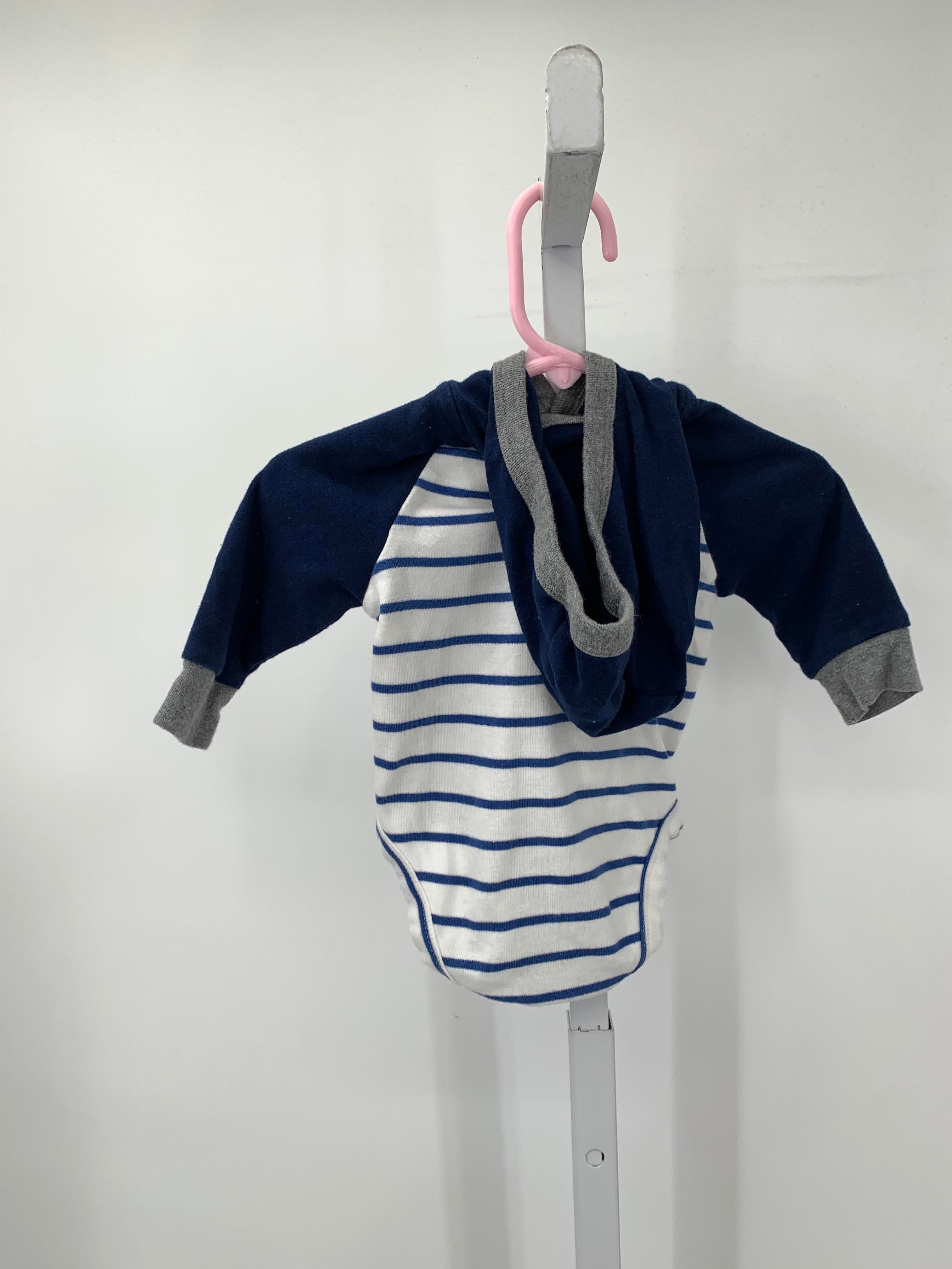 STRIPES HOODED KNIT