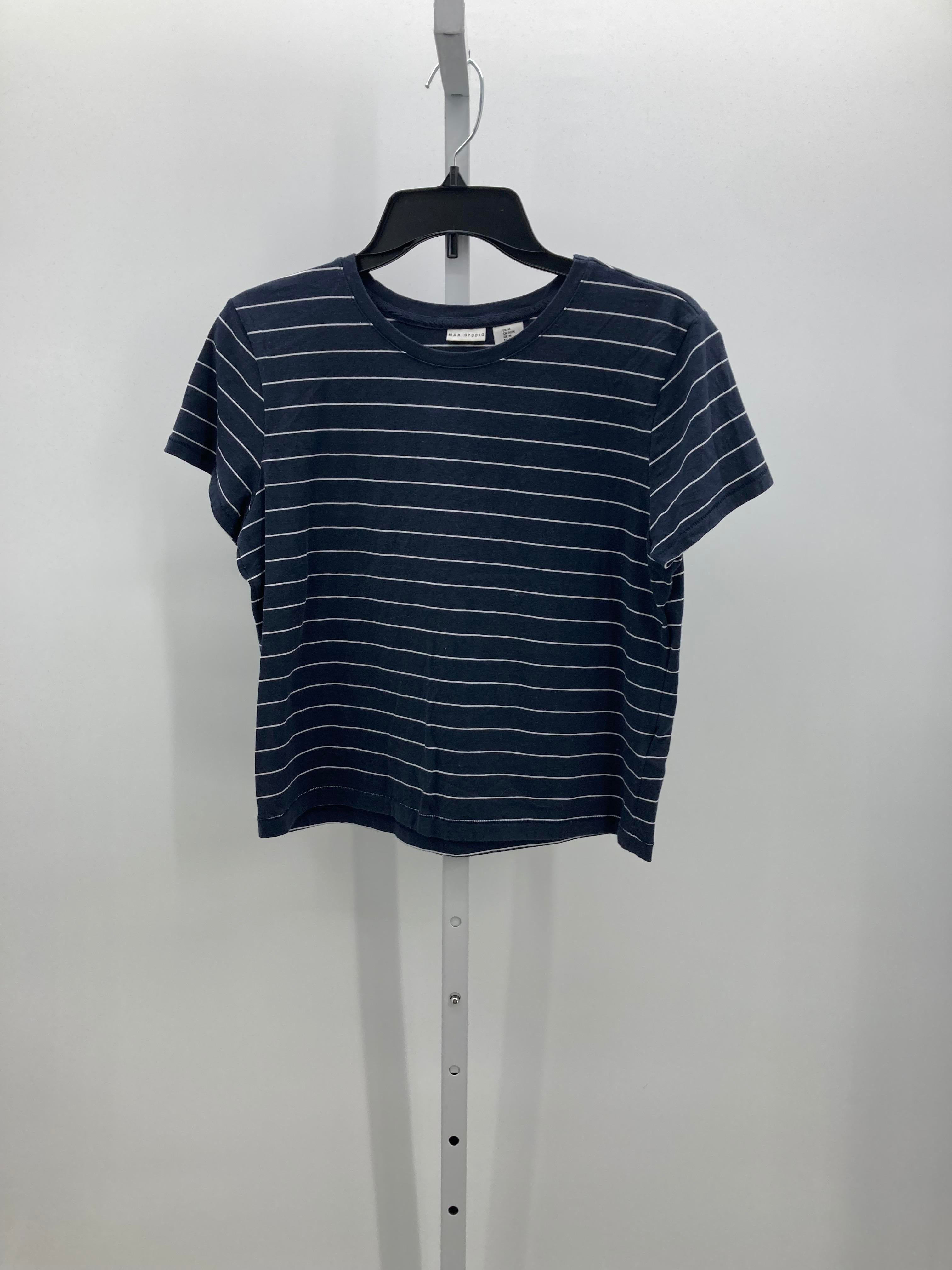 Max Studio Size Medium Misses Short Sleeve Shirt