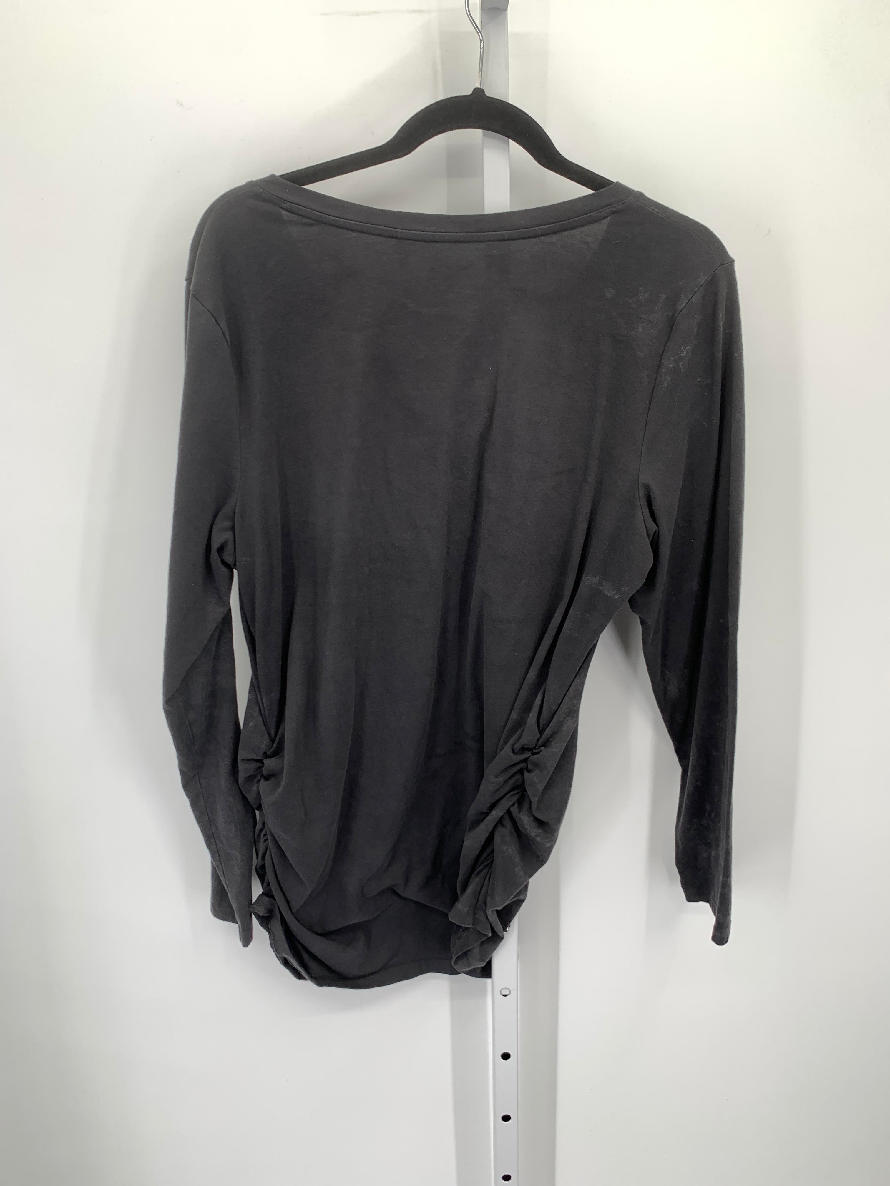 Old Navy Black Size Extra Large Maternity Long Sleeve Shirt