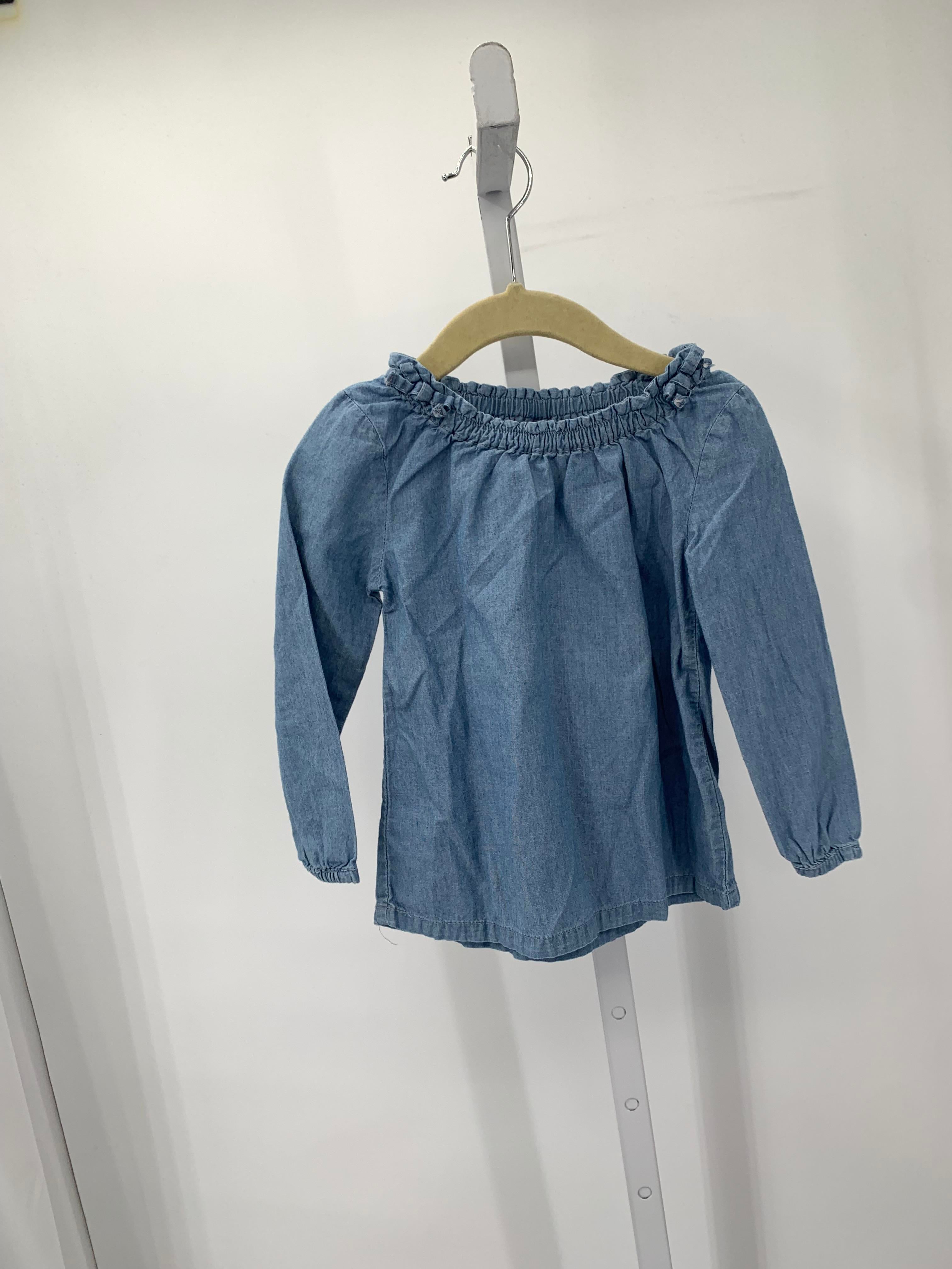 Carters Size 24 Girls Long Sleeve Shirt