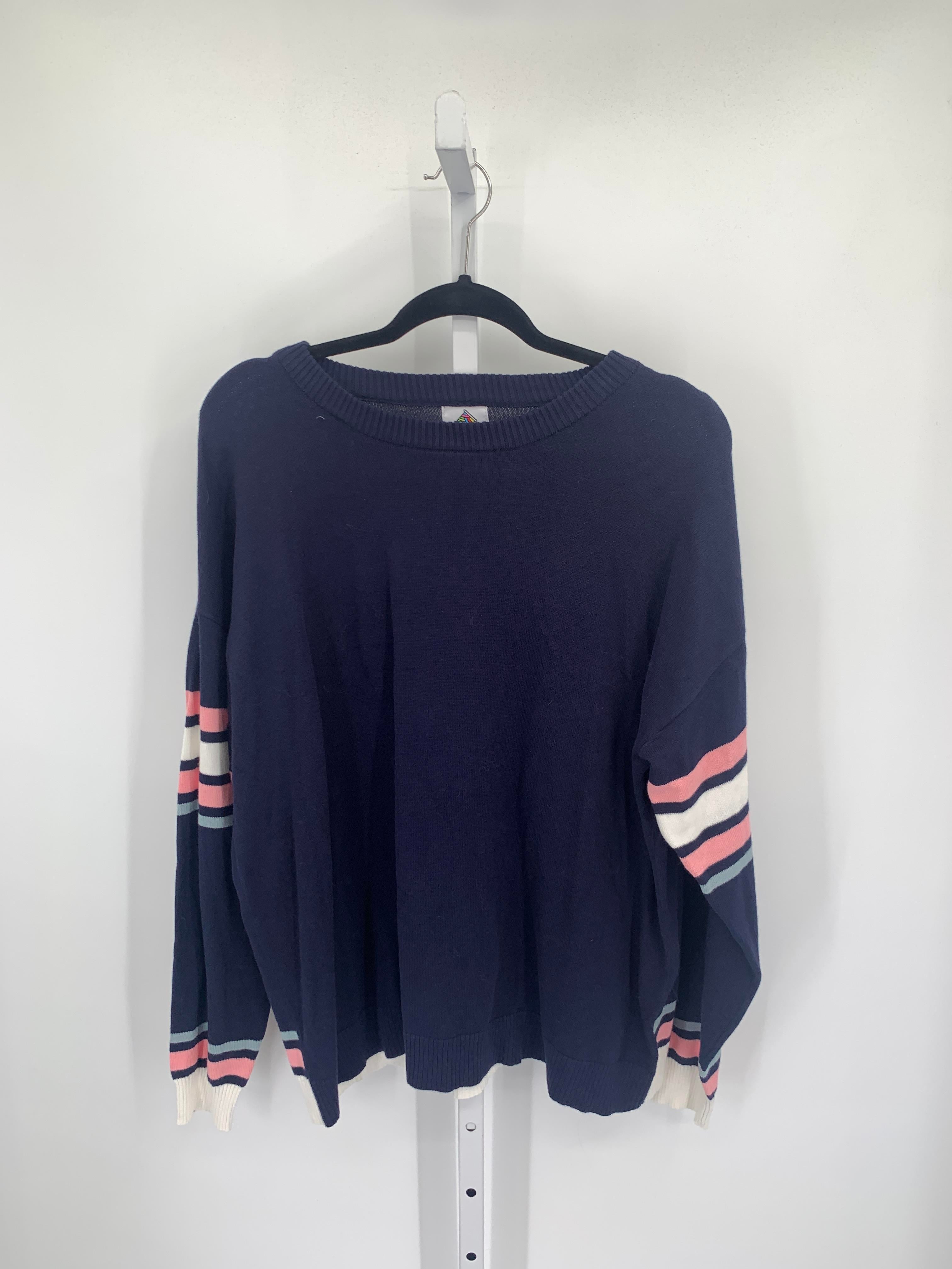 Size Extra Large Misses Long Slv Sweater