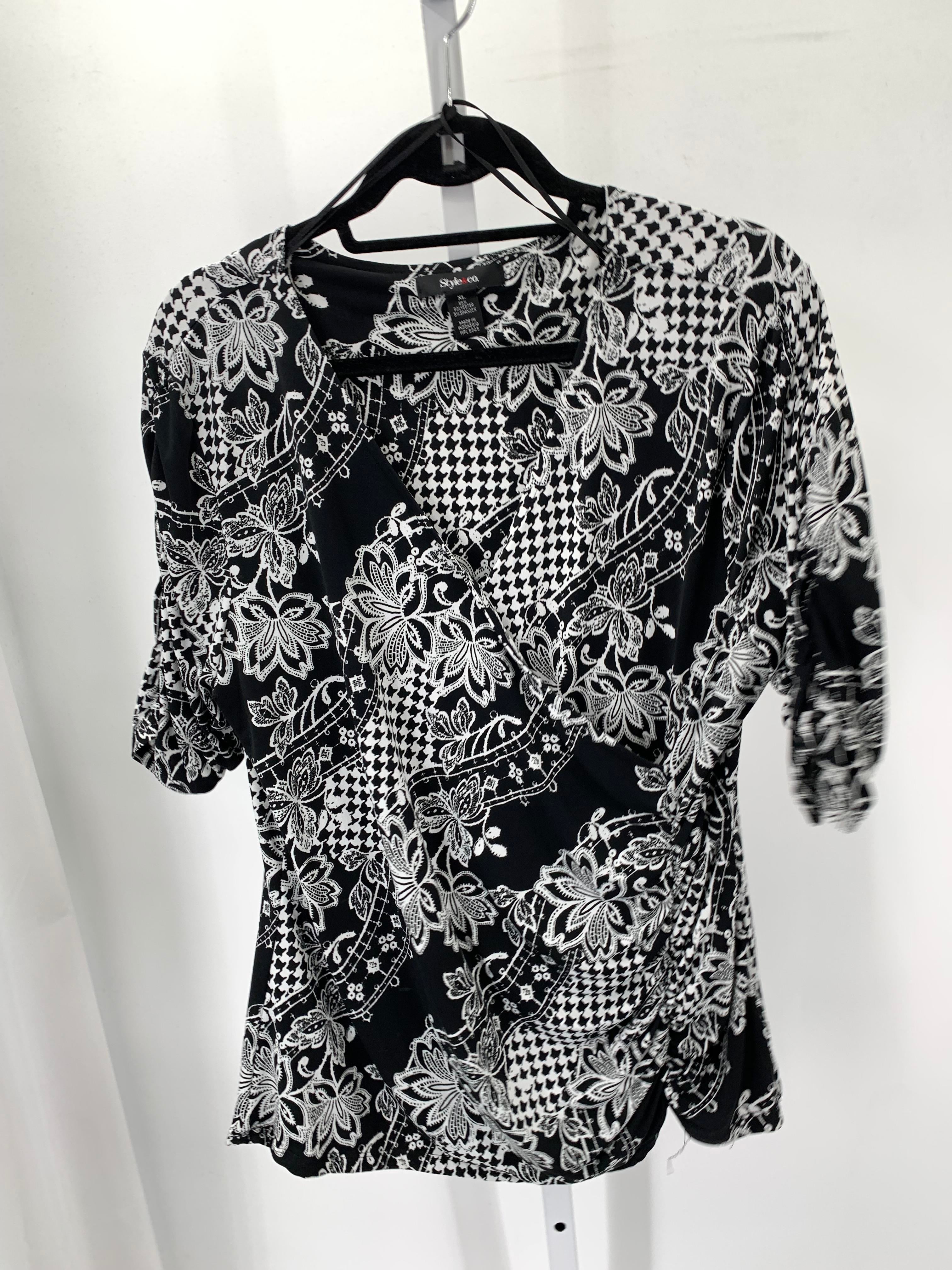 Style & Co. Size Extra Large Misses Short Sleeve Shirt