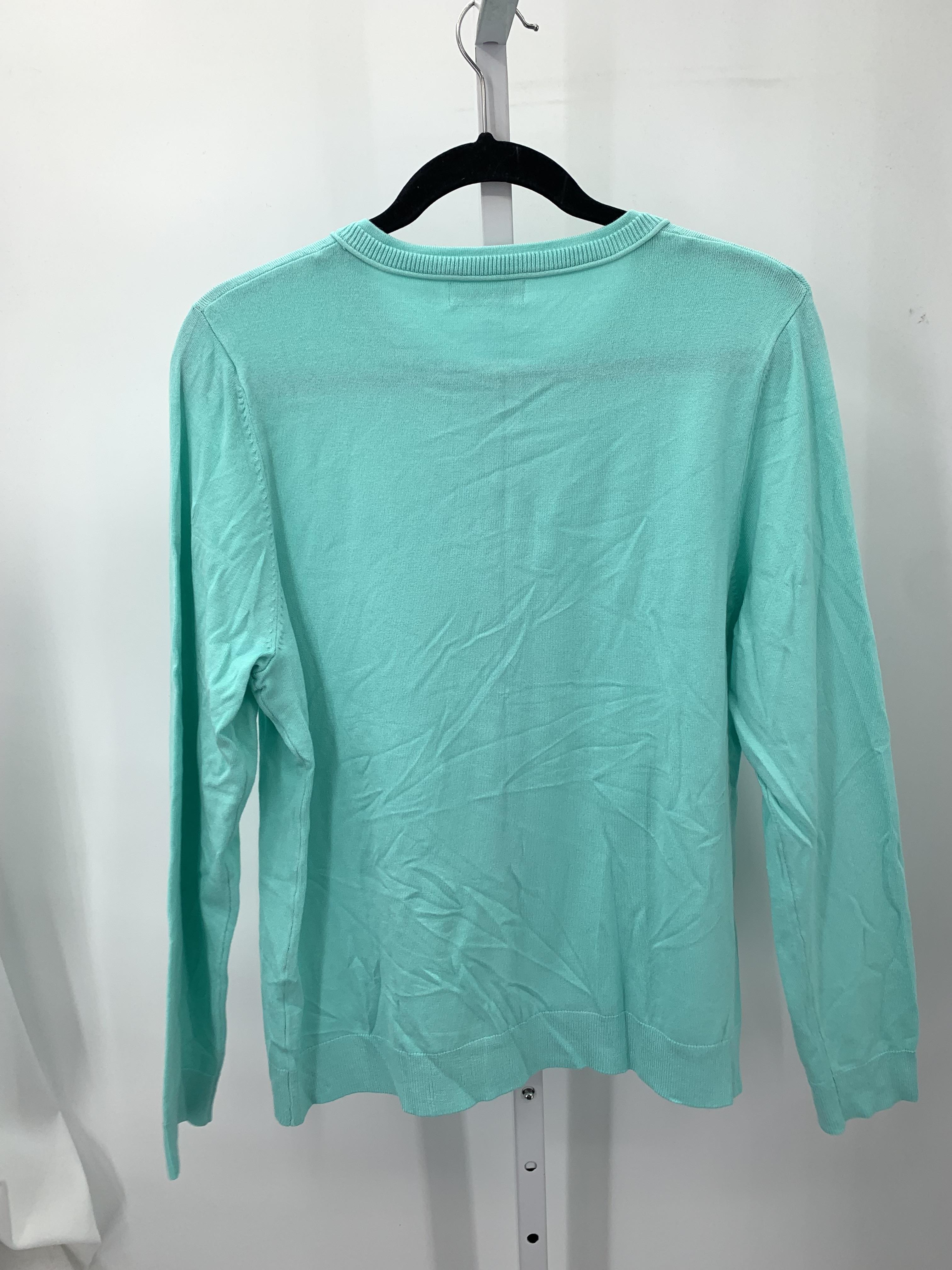 Calvin Klein Size Large Misses Long Slv Sweater