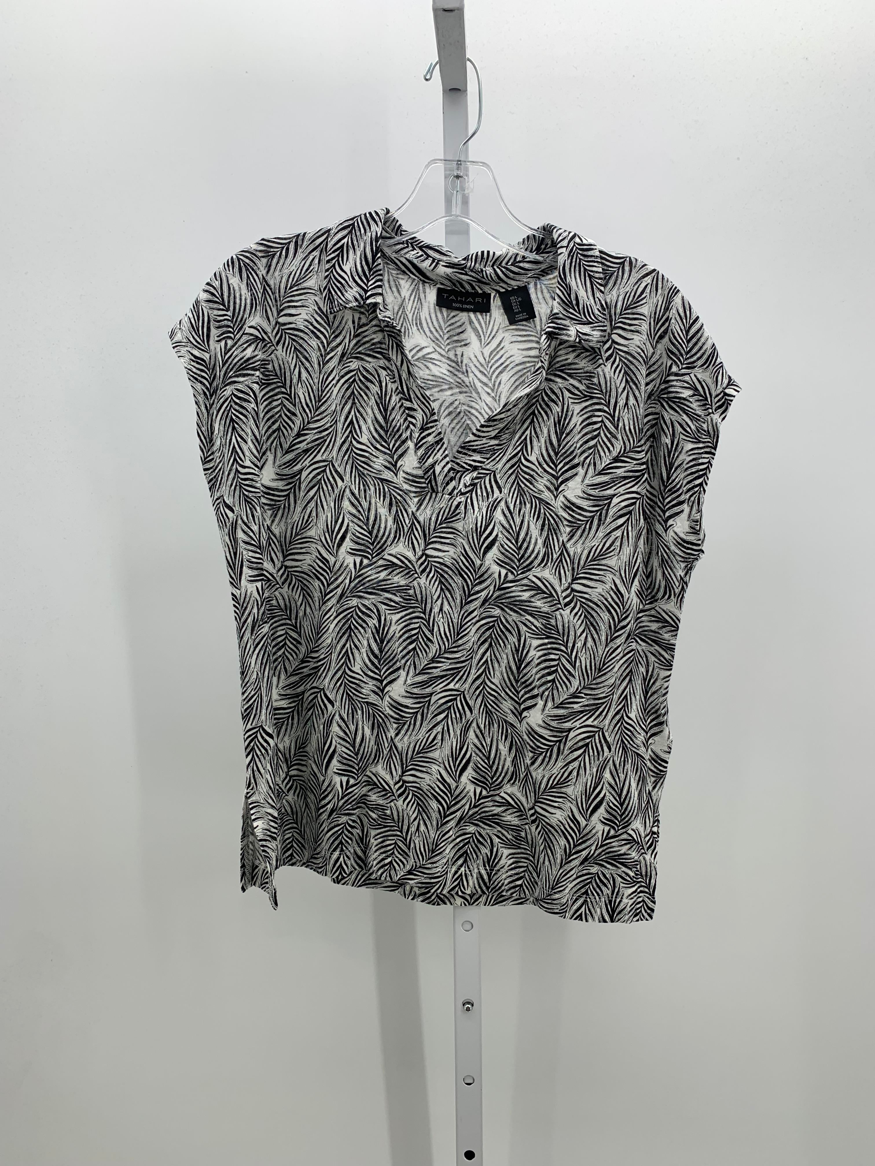 Tahari Size Large Misses Sleeveless Shirt