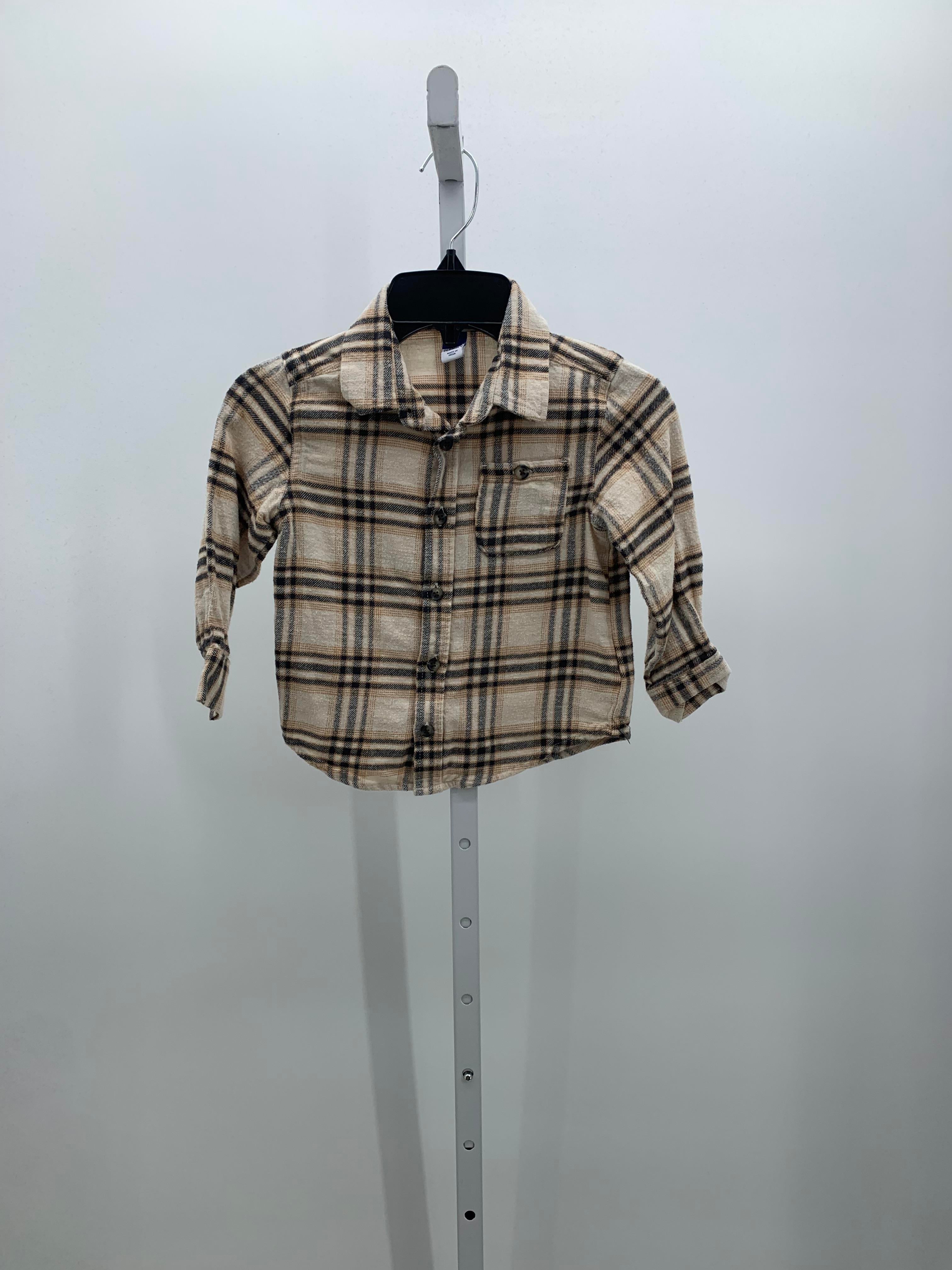 PLAID BTN DOWN