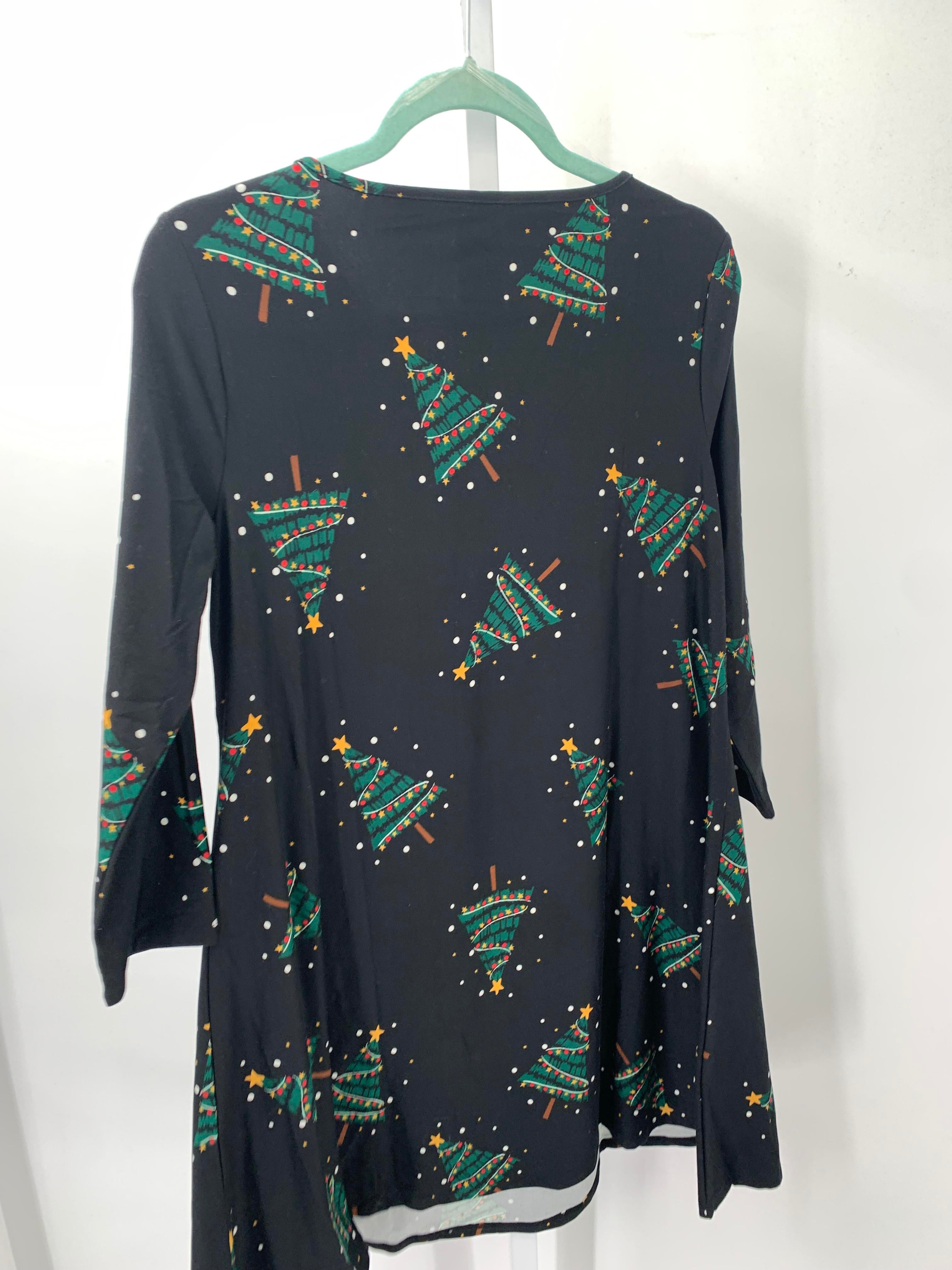 NEW LONG SLV DRESS XMAS KNIT