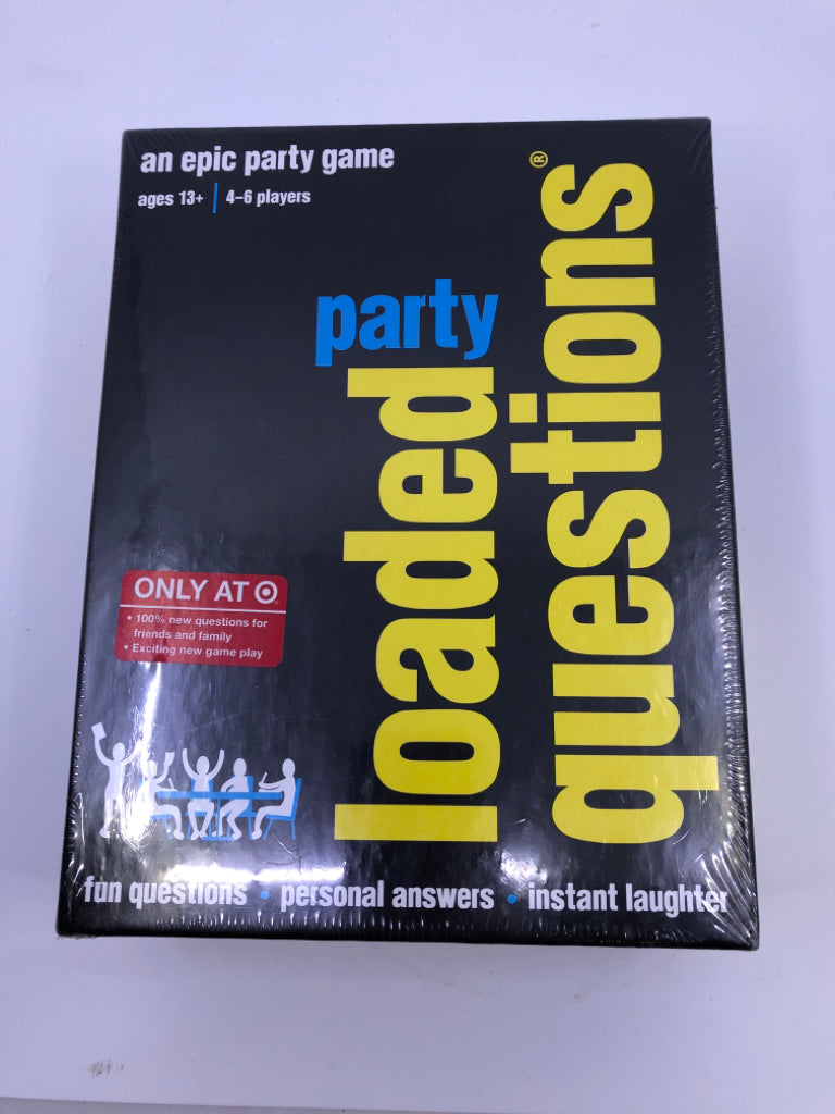 NIB LOADED PARTY QUESTIONS GAME.