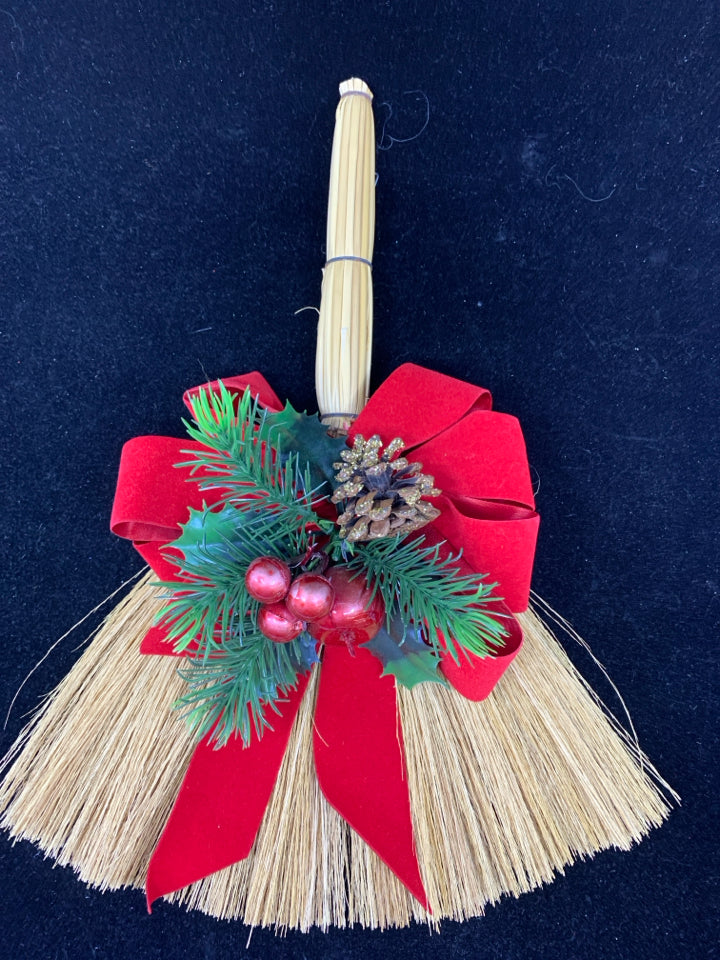 DECORATIVE BROOM WALL HANGING.