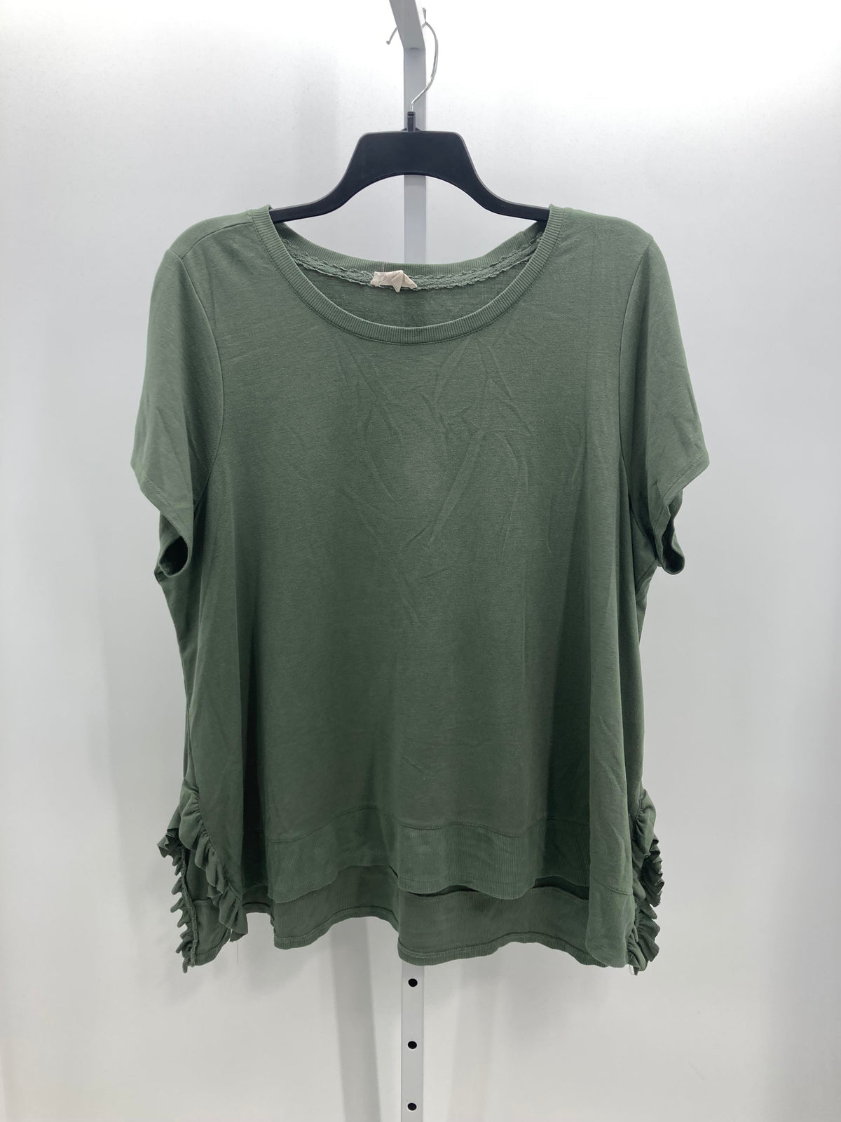 Cupio Size 2X Womens Short Sleeve Shirt
