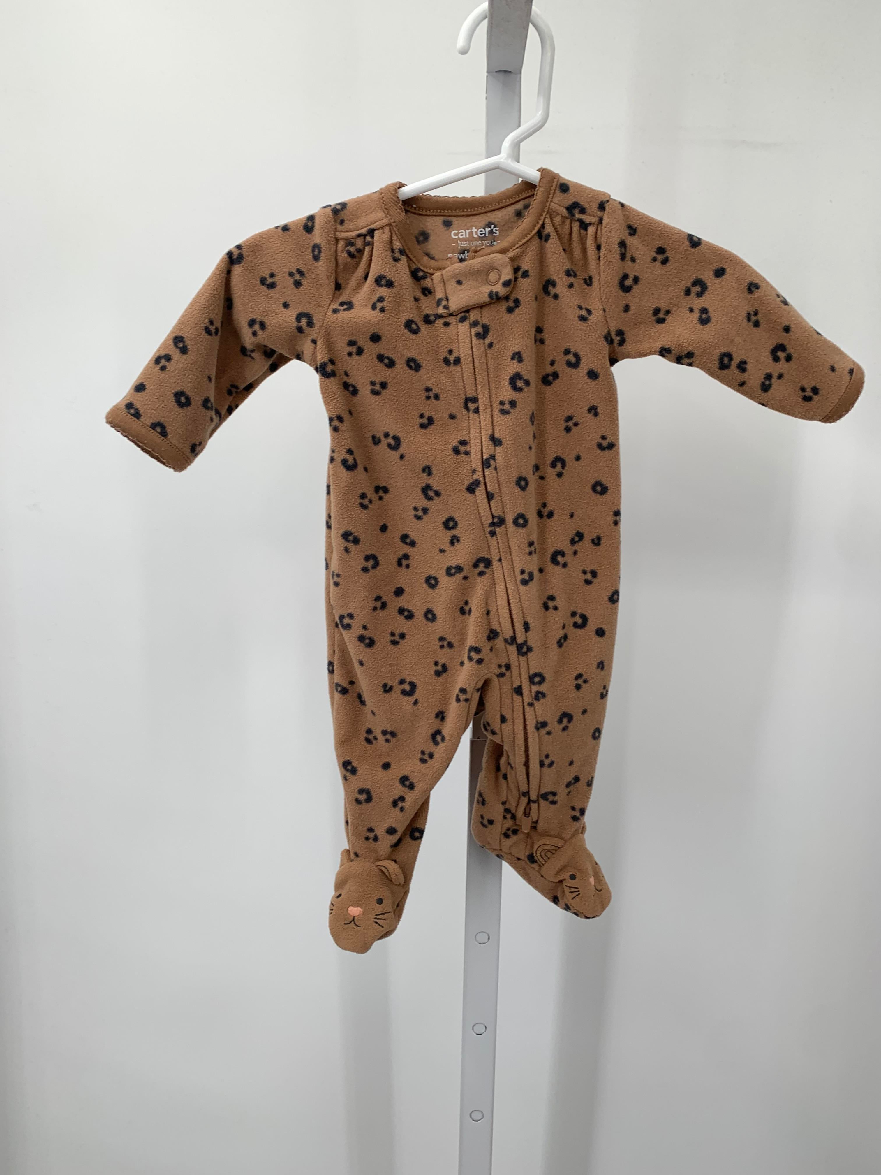Carters Size Newborn Girls Long Slv. Romper