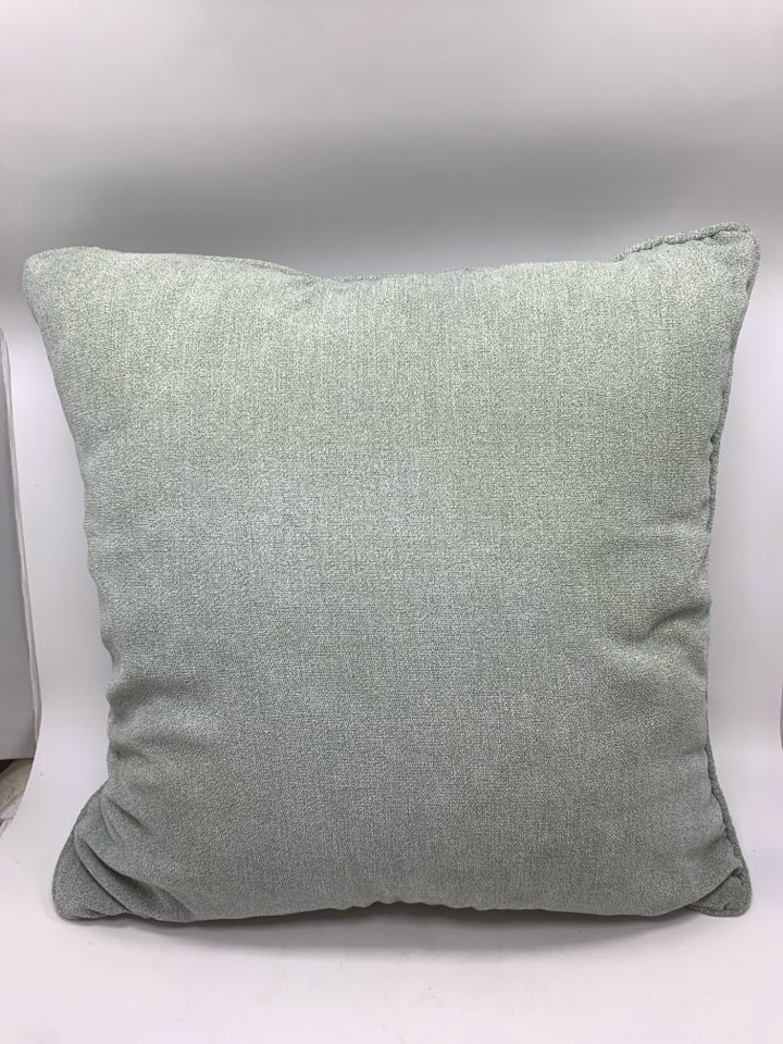 SOFT LIGHT BLUE PILLOW.