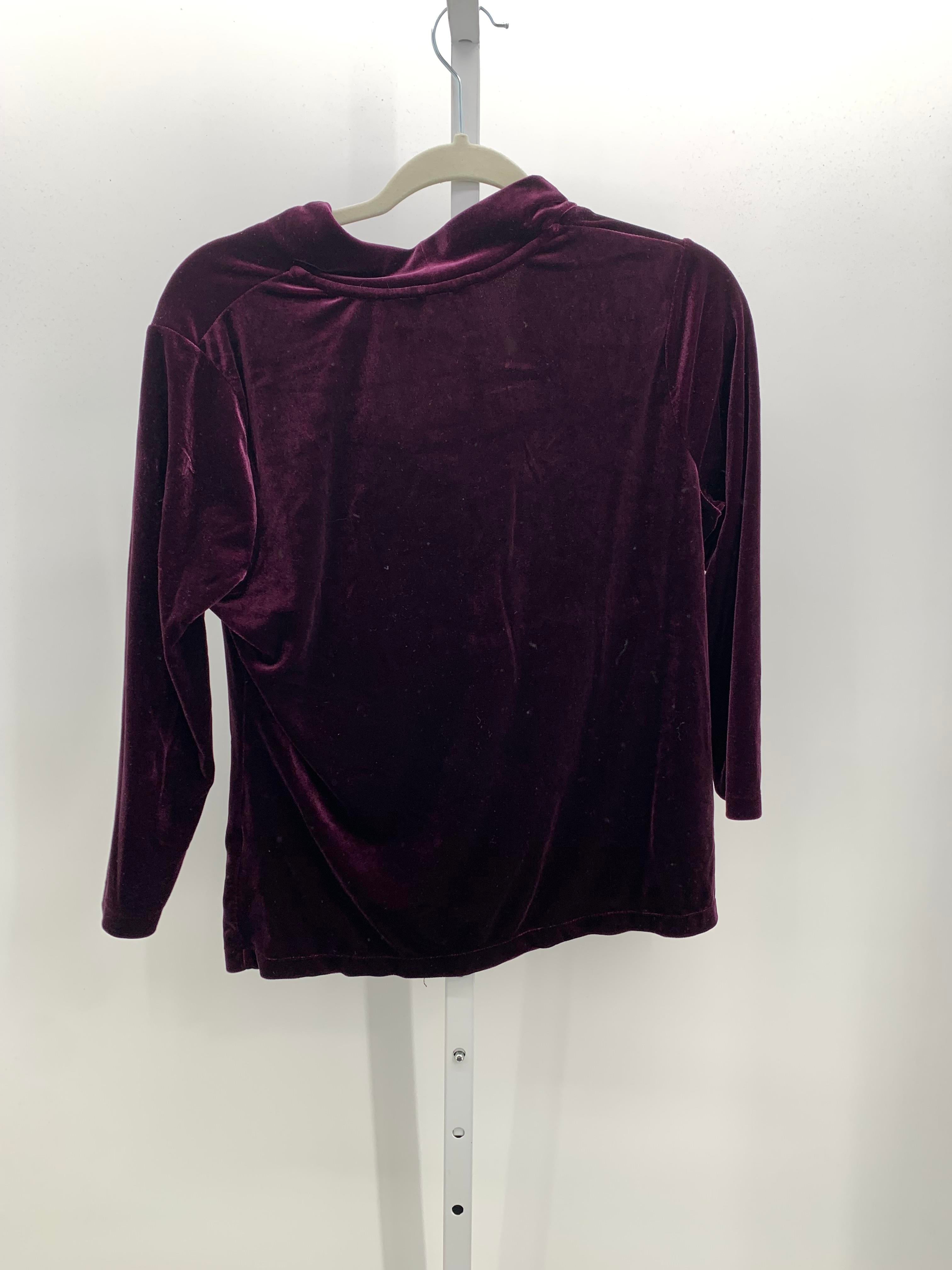 Lands End Size Medium Petite Petite 3/4 Sleeve Shirt
