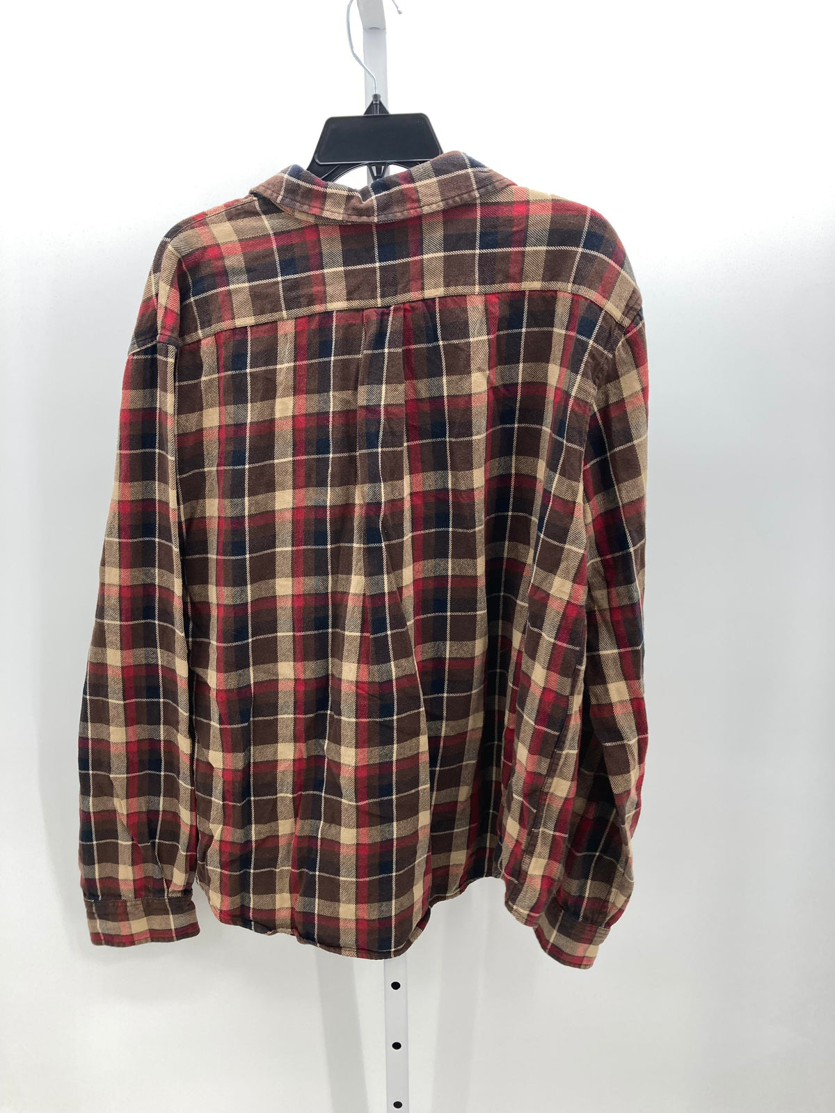 PLAID BTN DOWN