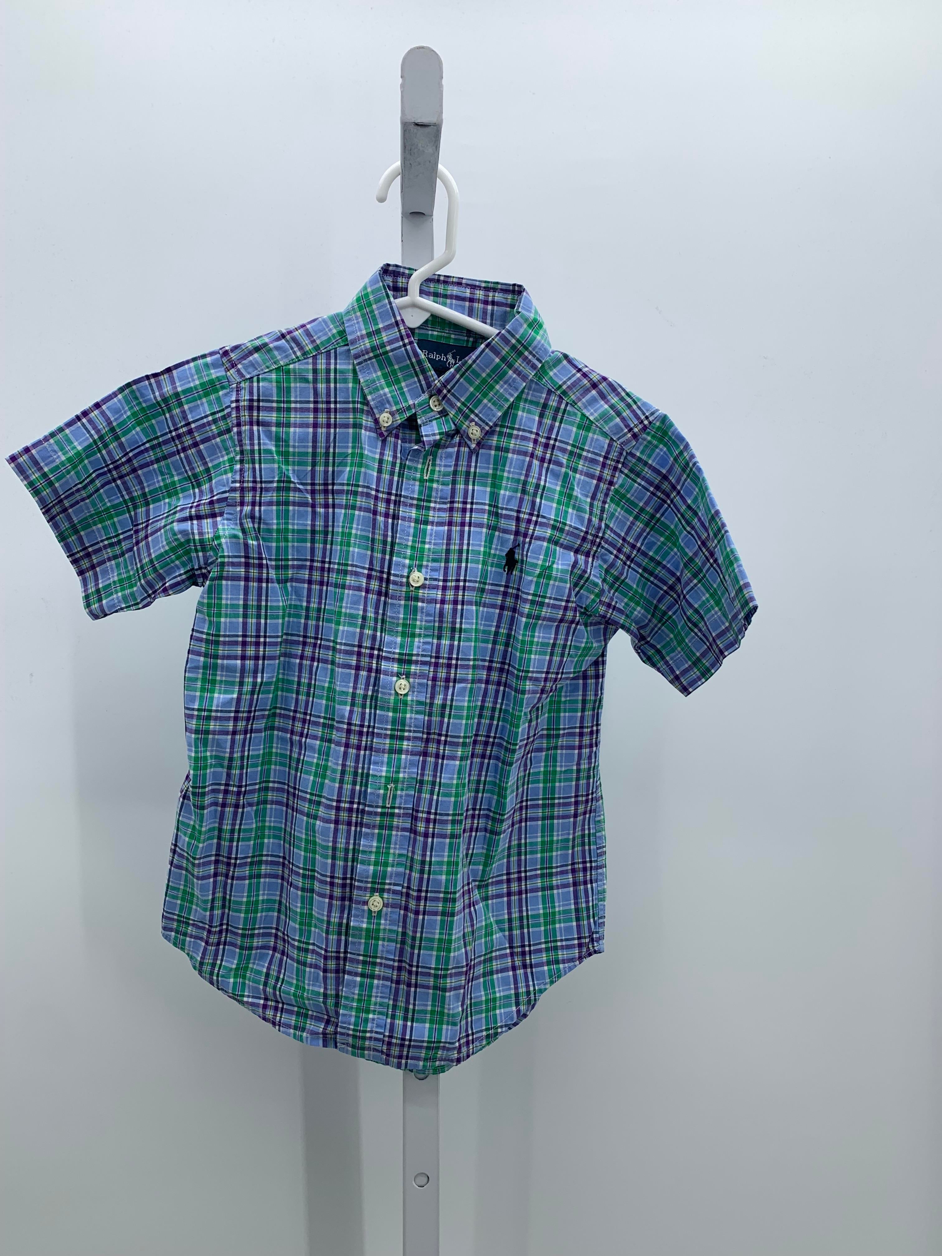 GREEN PLAID BTN DOWN