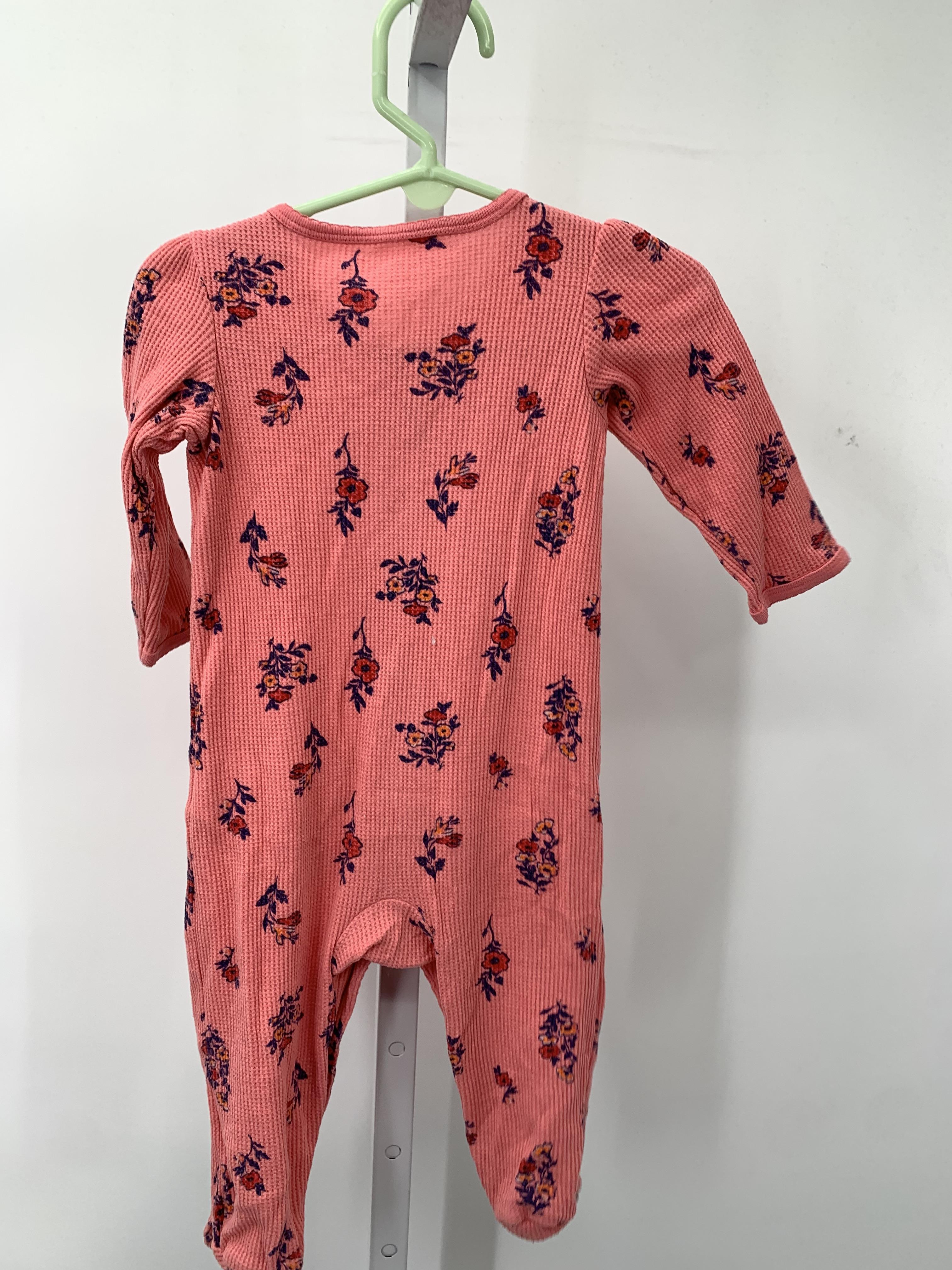 Carters Size 9 Months Girls Long Slv. Romper