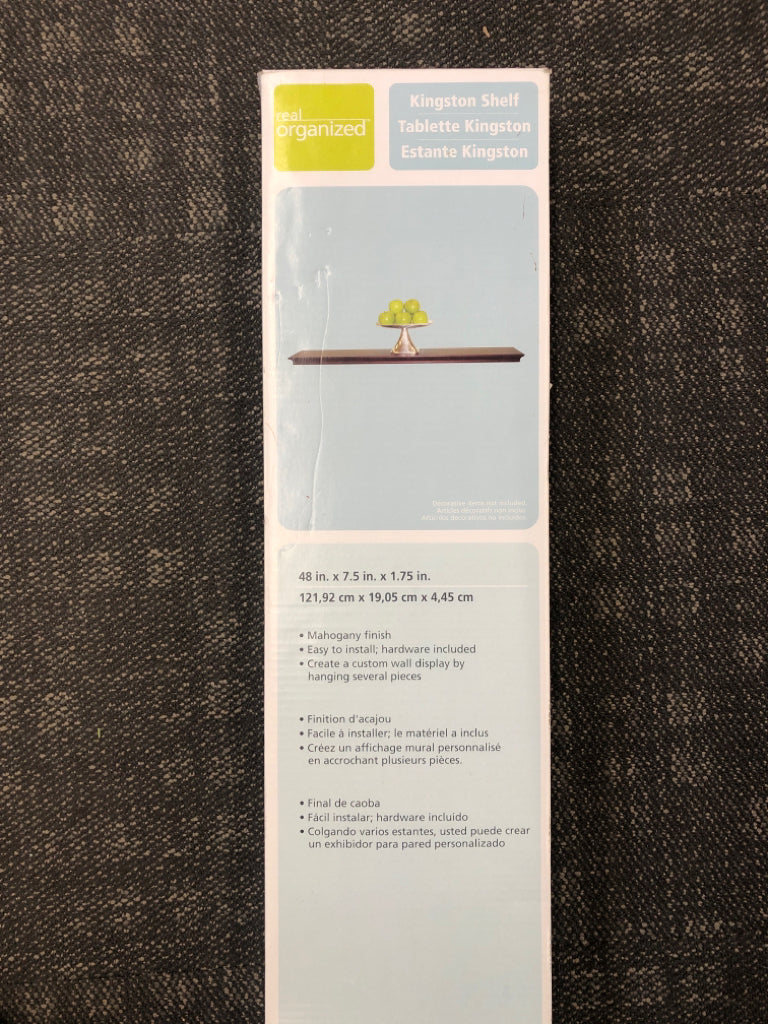 NIB KINGSTON FLOATING SHELF.