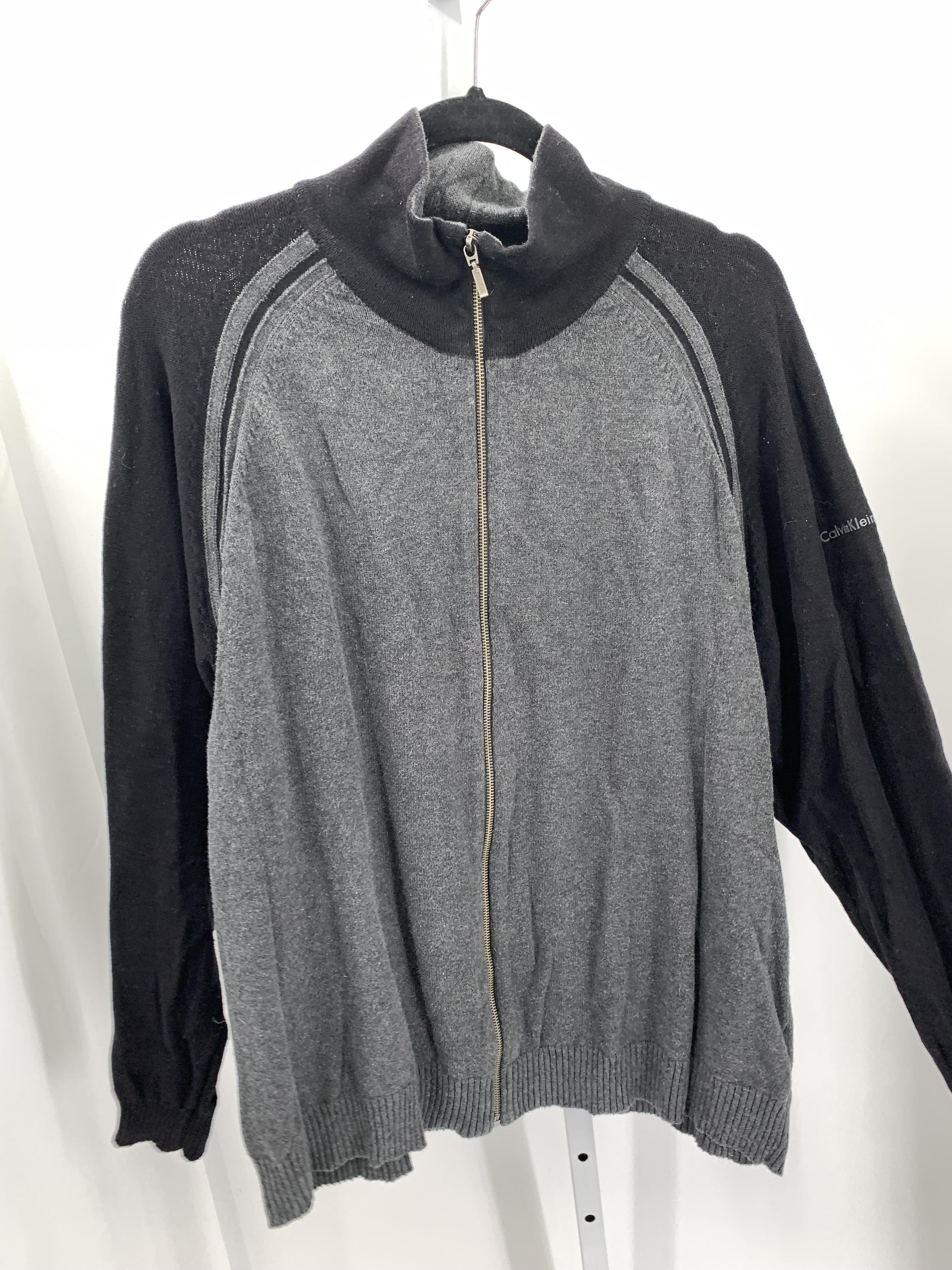 GREY ZIP UP JACKET