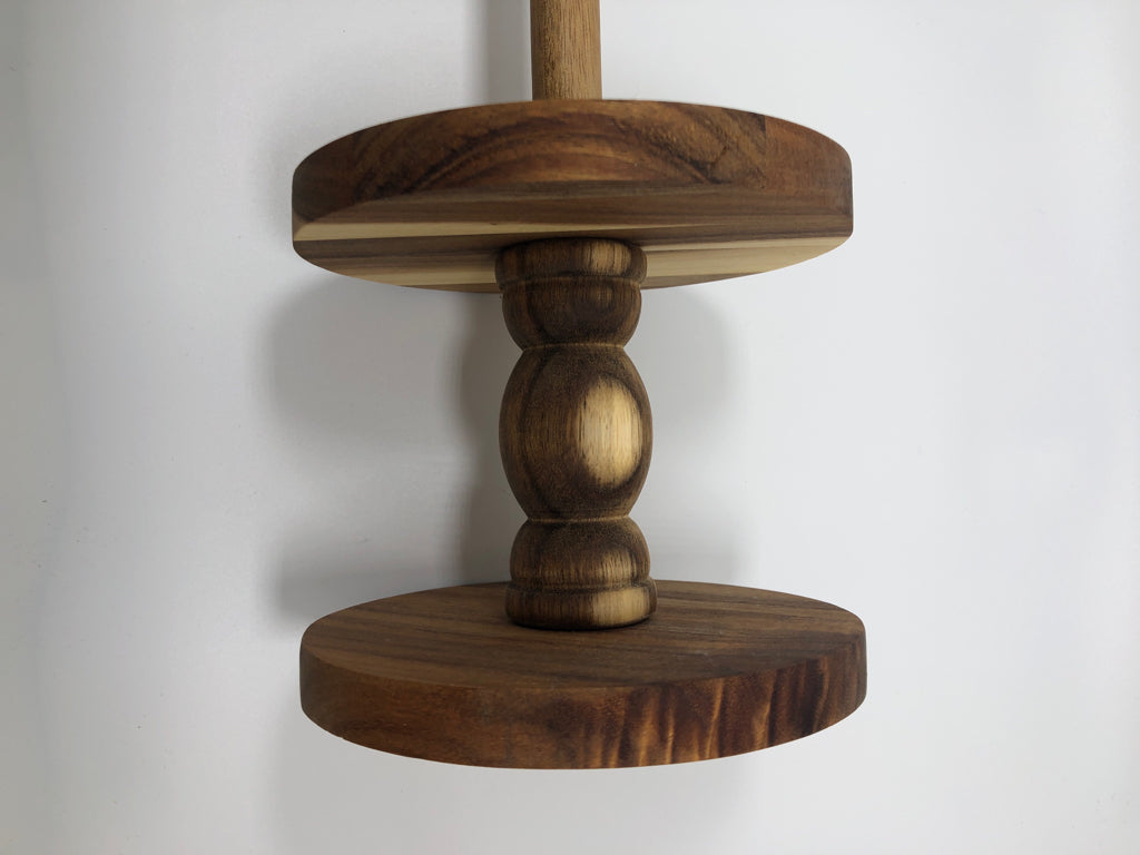 WOODEN DONUT/BAGEL STAND.