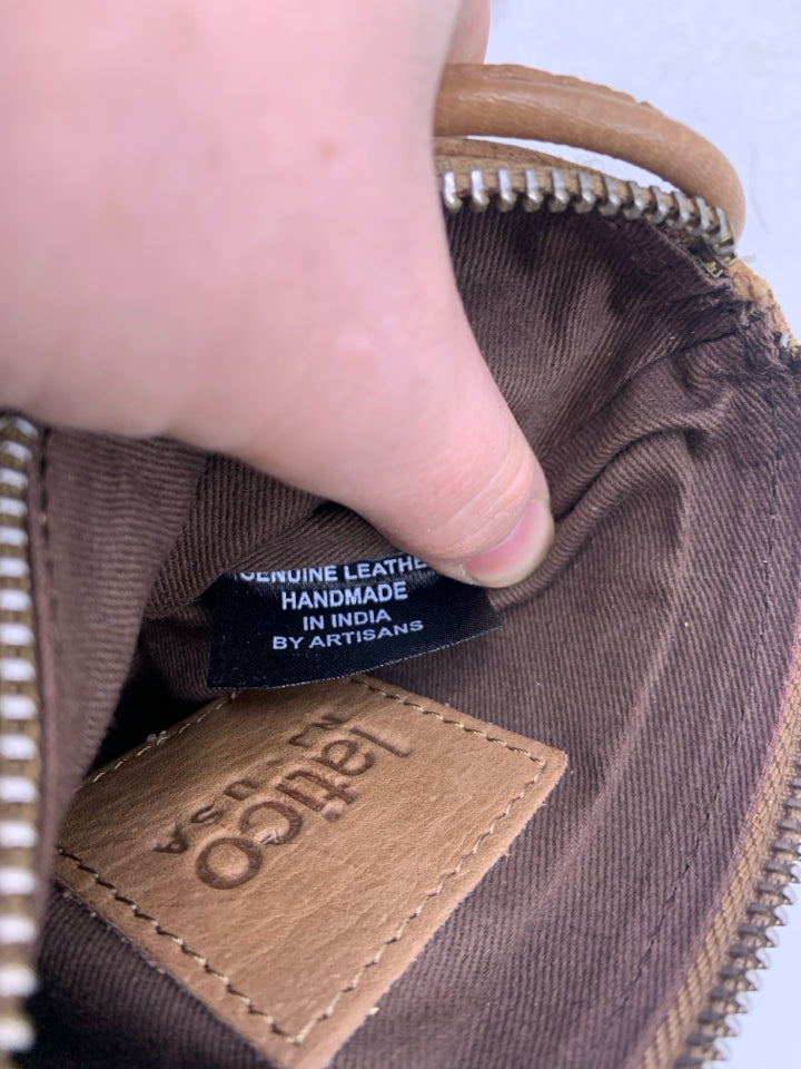 Latico Miller Leather Crossbody -Hazel