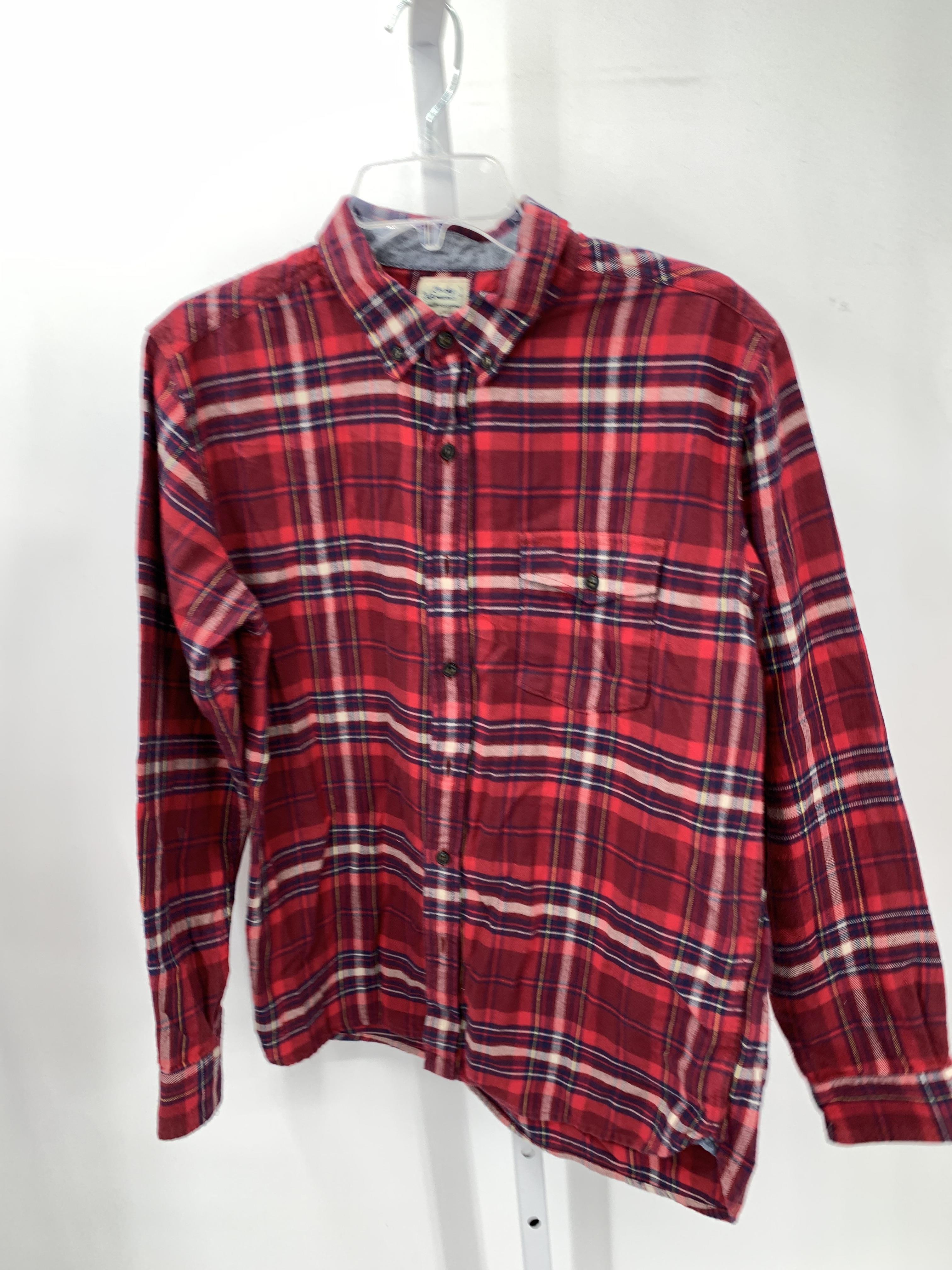 PLAID BTN DOWN