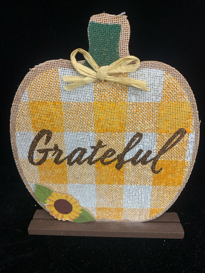 ORANGE GRATEFUL PUMPKIN.