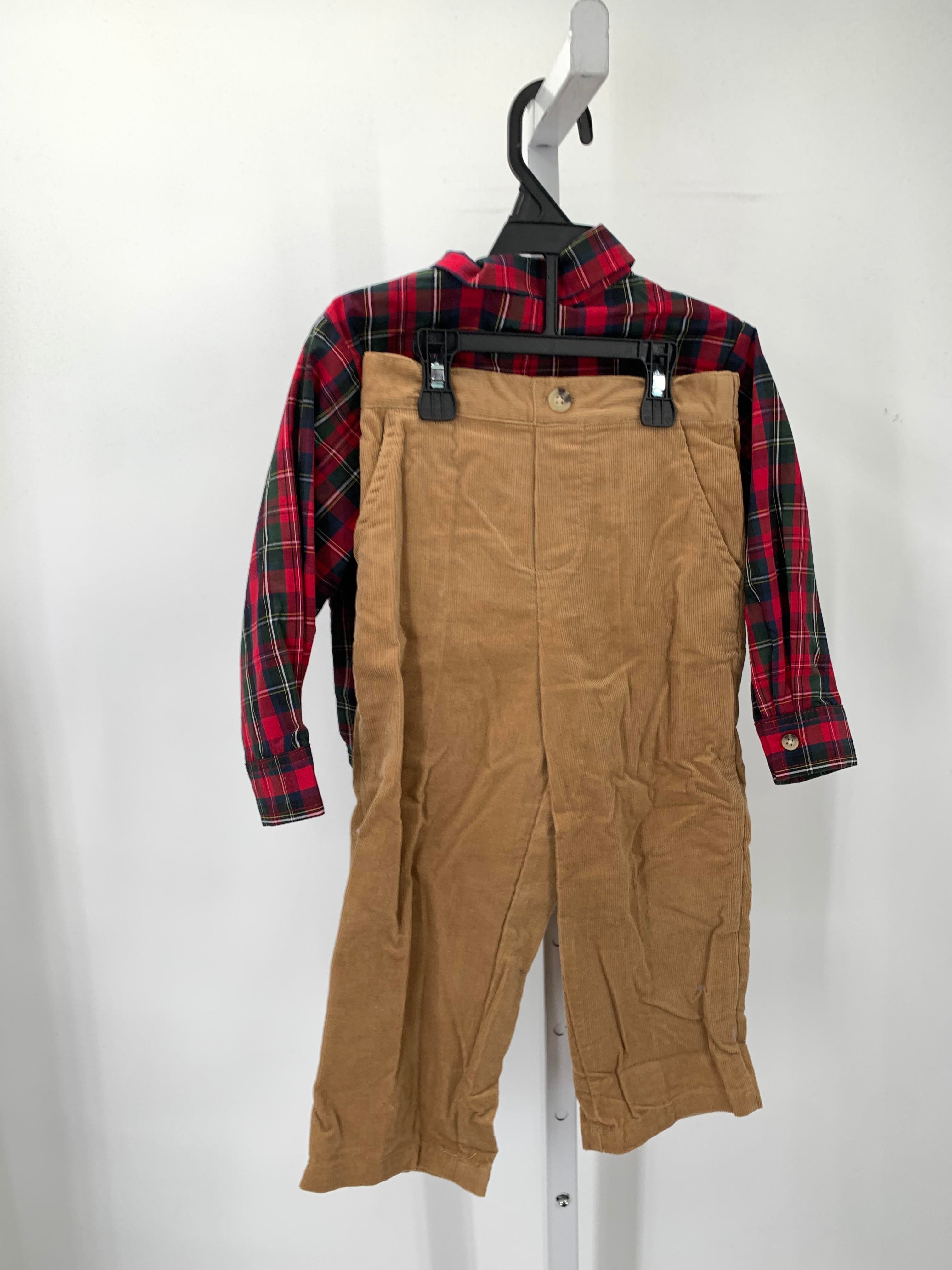 PLAID SHIRT CORDUROY PANTS