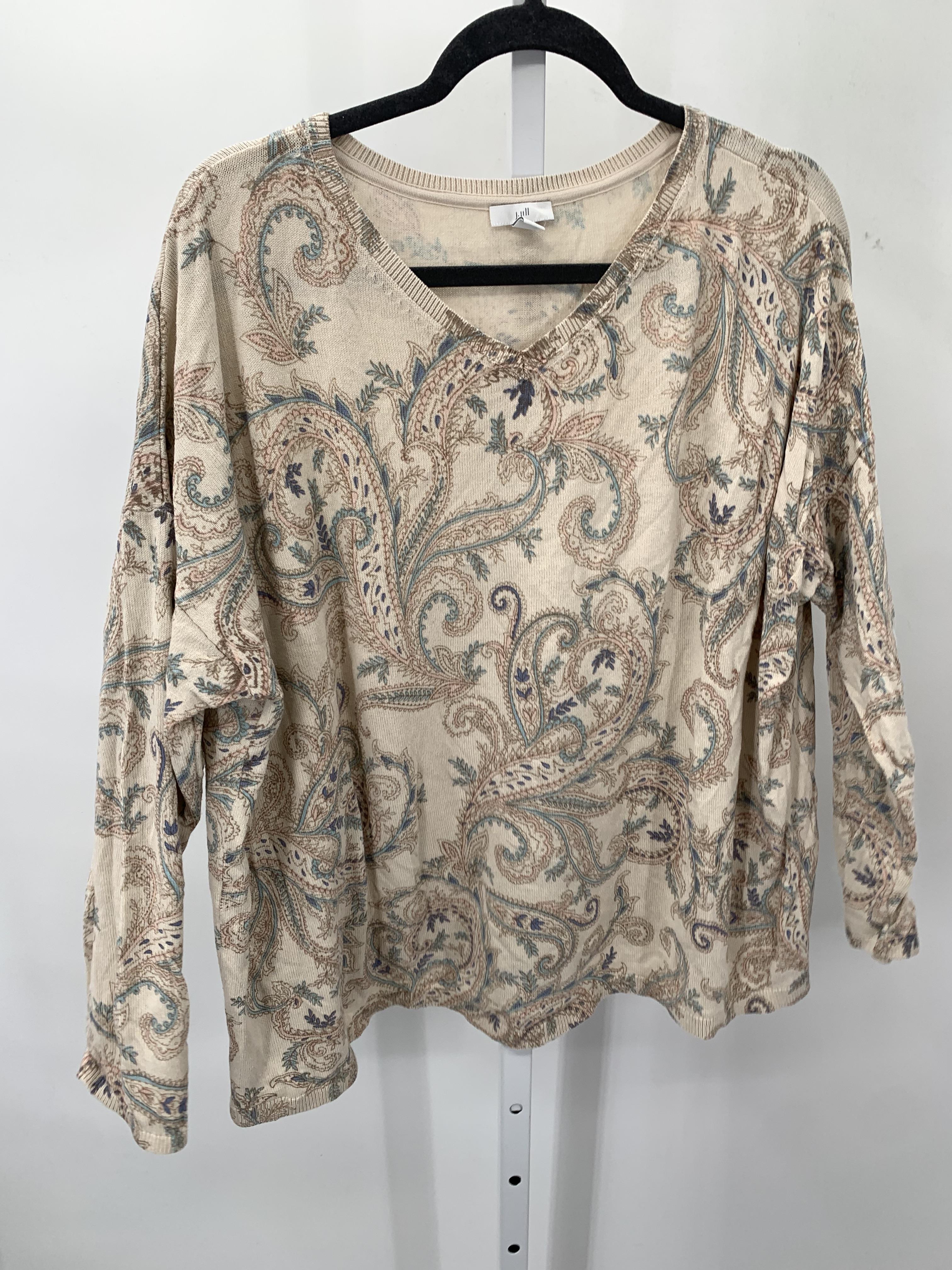 J-Jill Size Extra Large Misses Long Slv Sweater