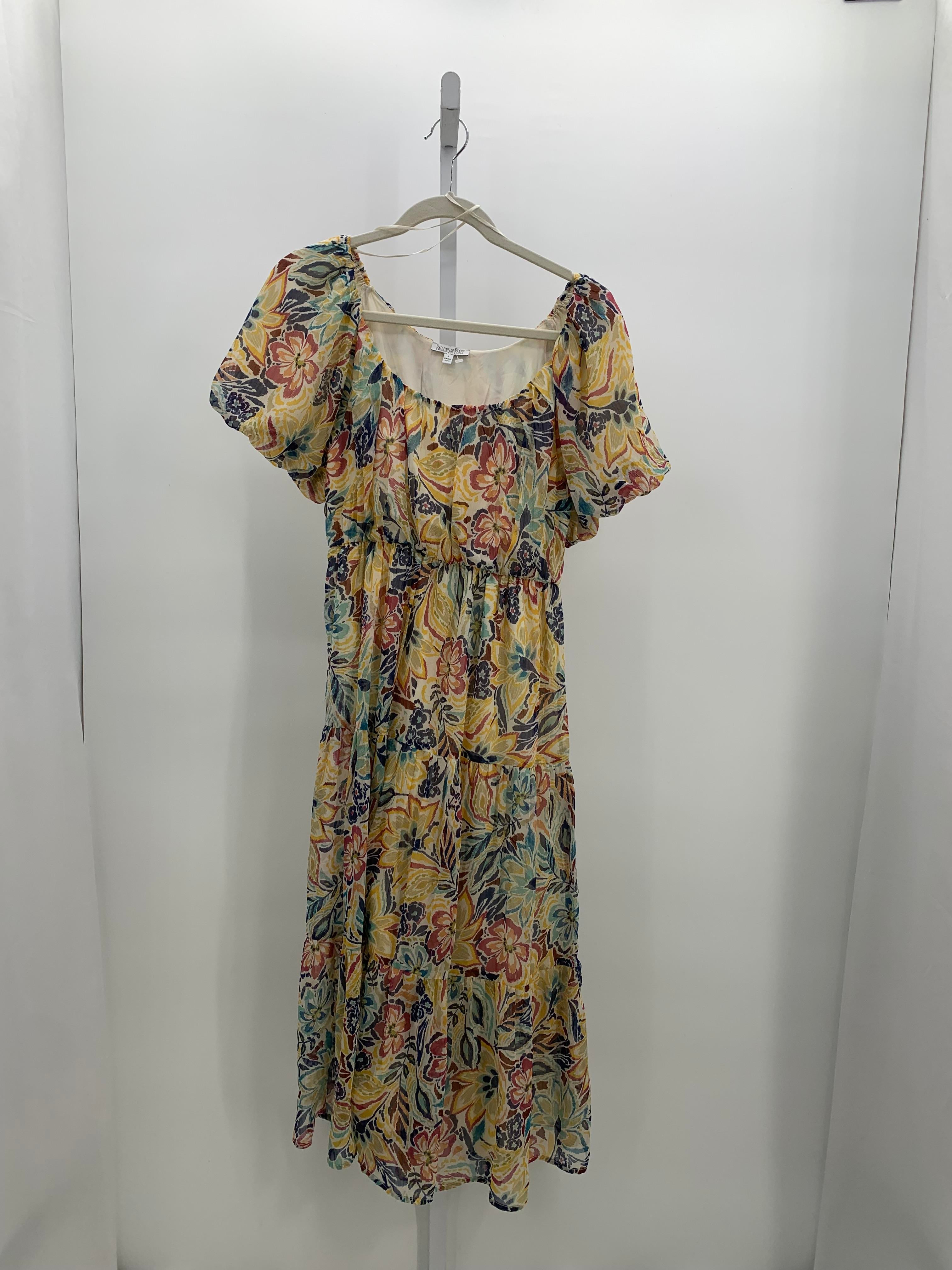 Size Small Misses Short Sleeve Dress