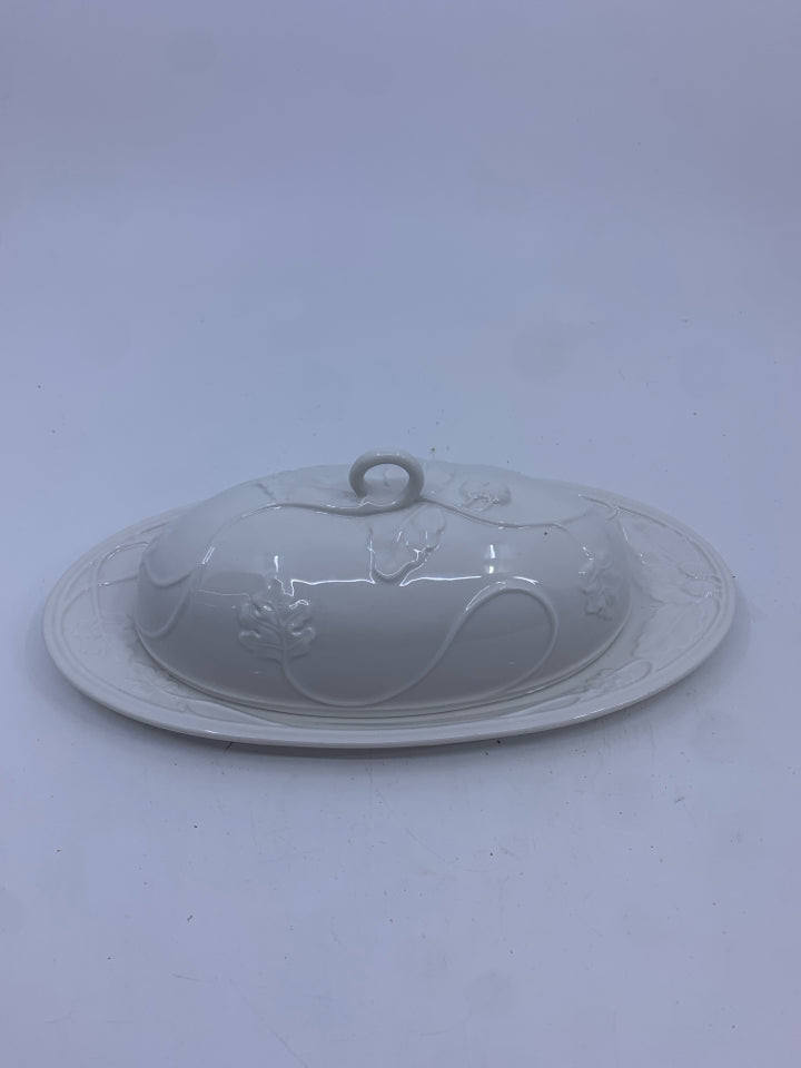 OVAL COVERED EMBOSSED LEAVES SERVER.